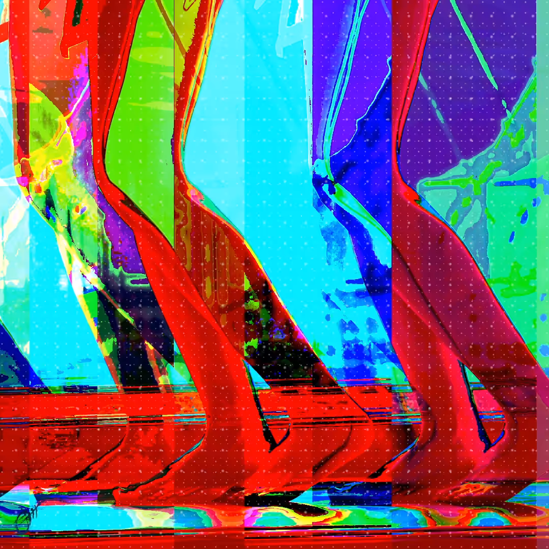 Reflection of the dancer