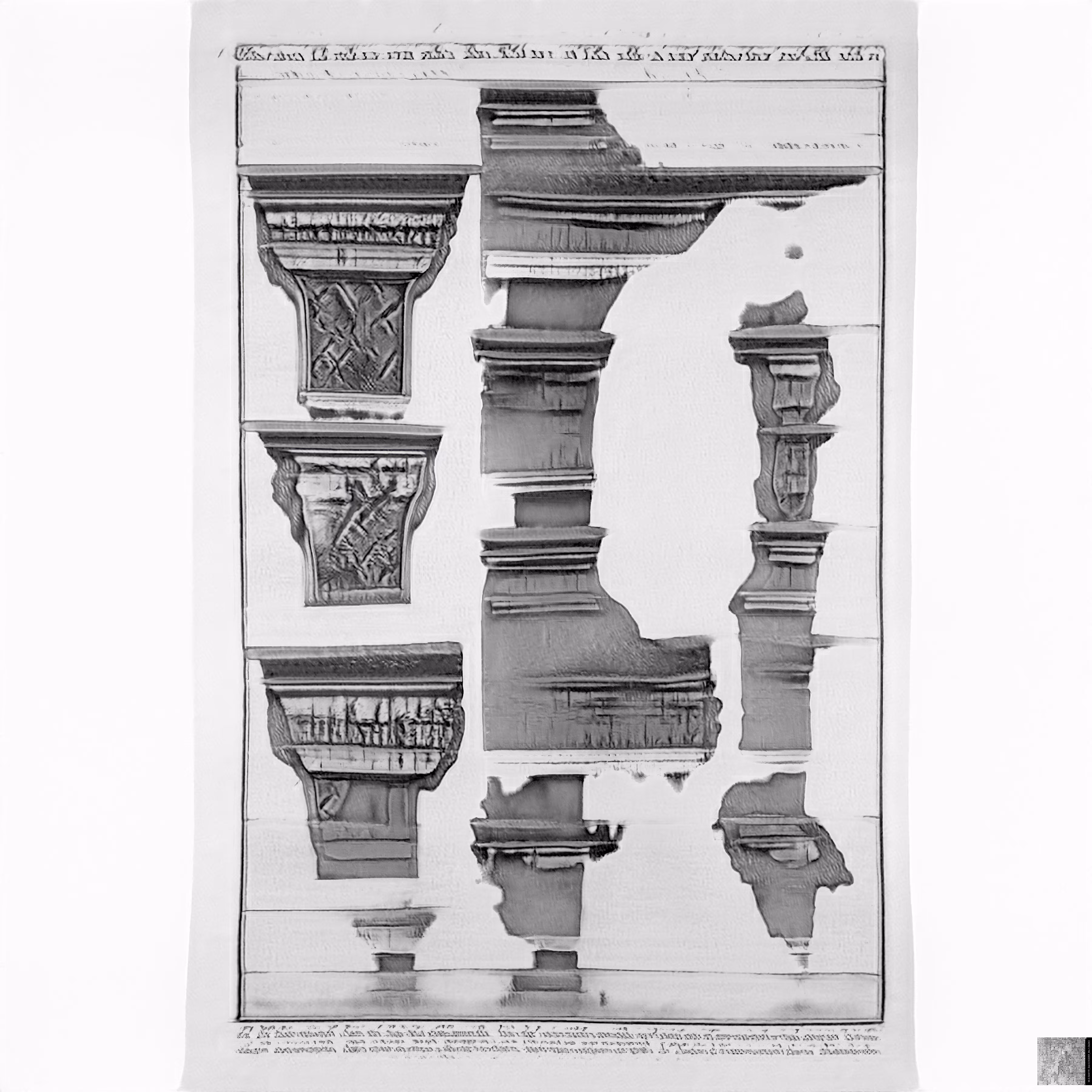Var capitelli ed una colonna (Various Capitals and a Column) 