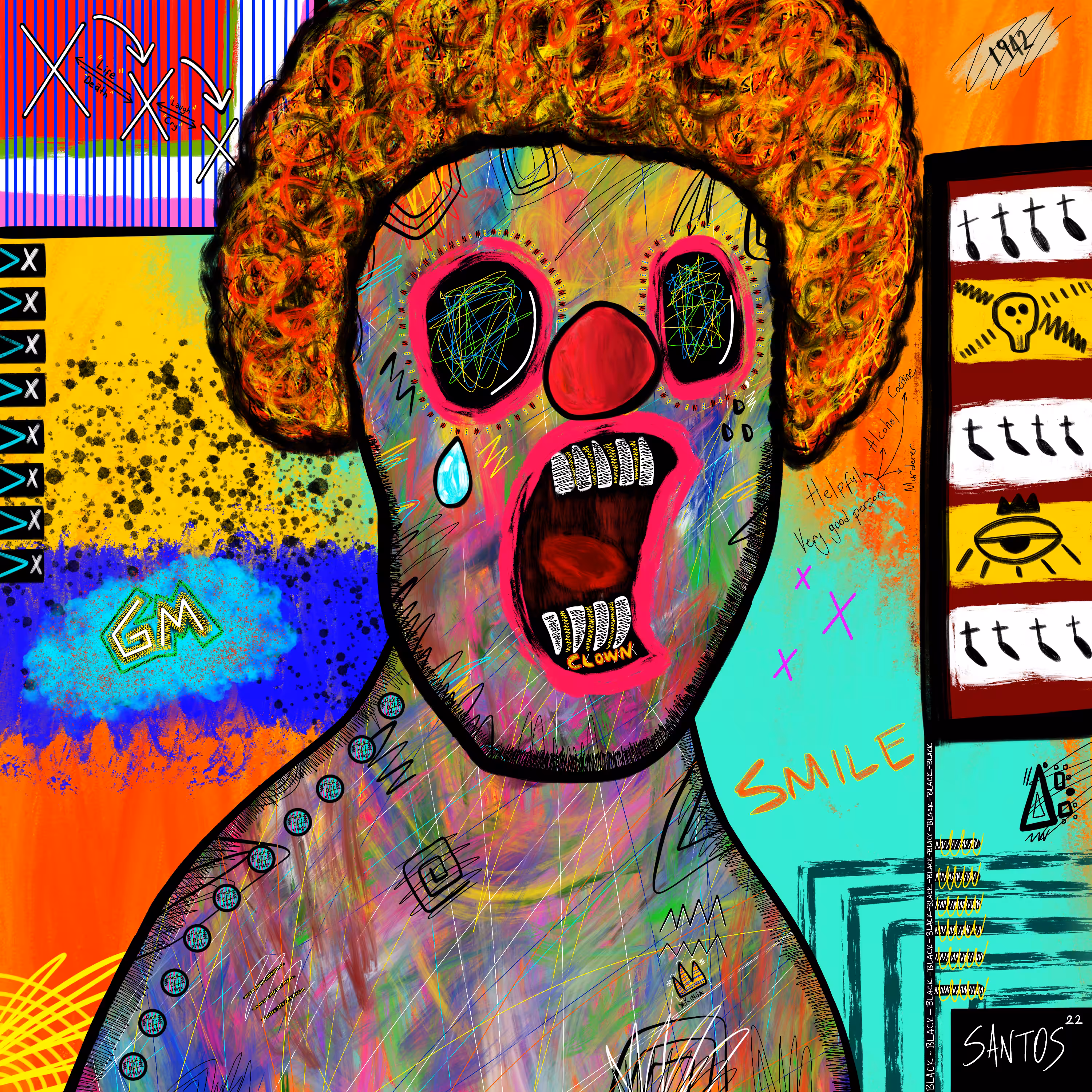 The killer clown.