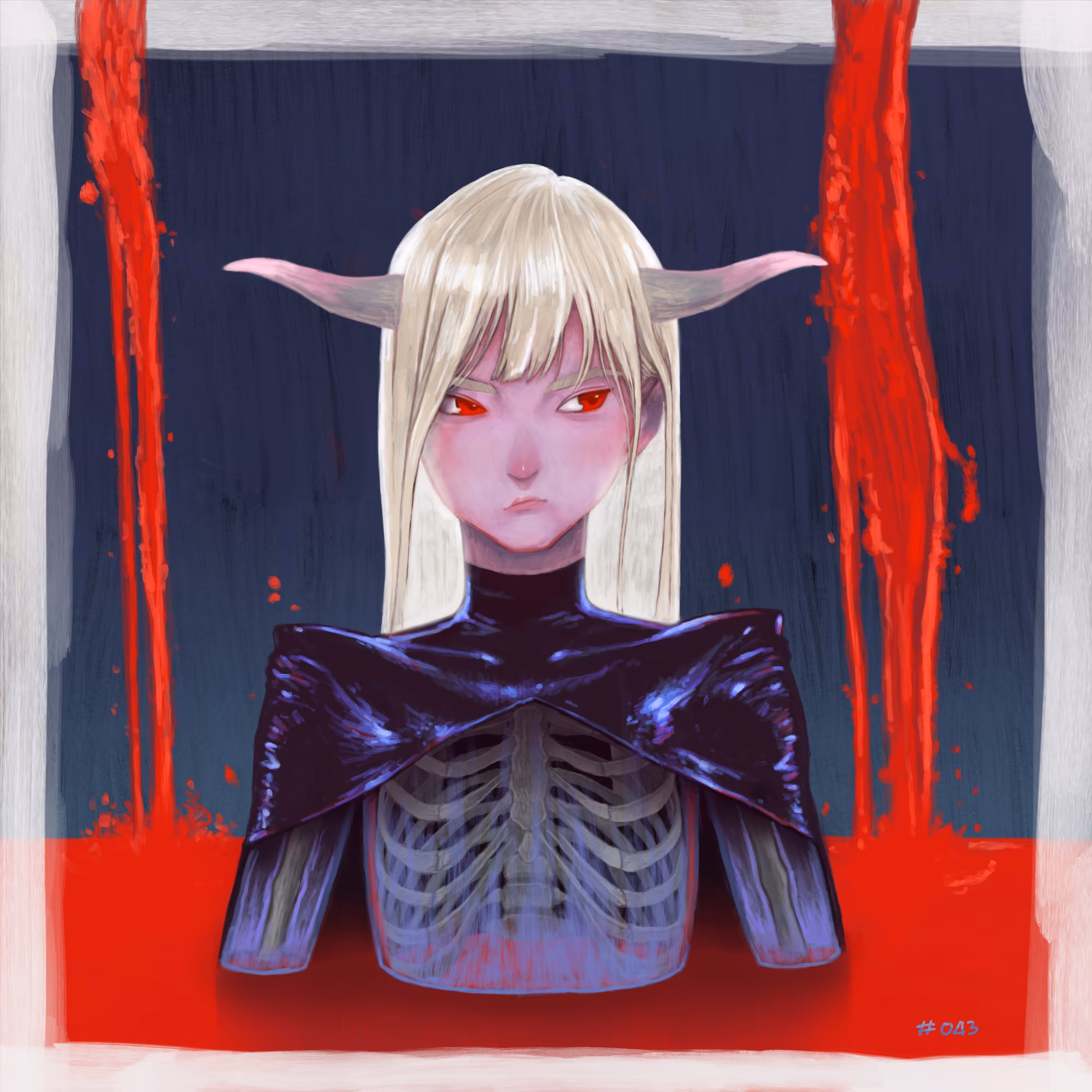 boo #0043 Skeleton Girl