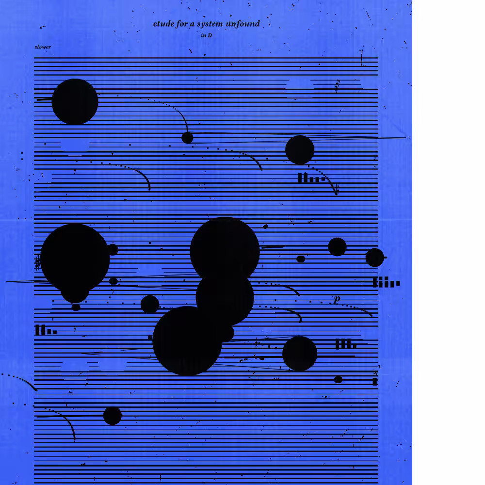 etude for a system unfound #14
