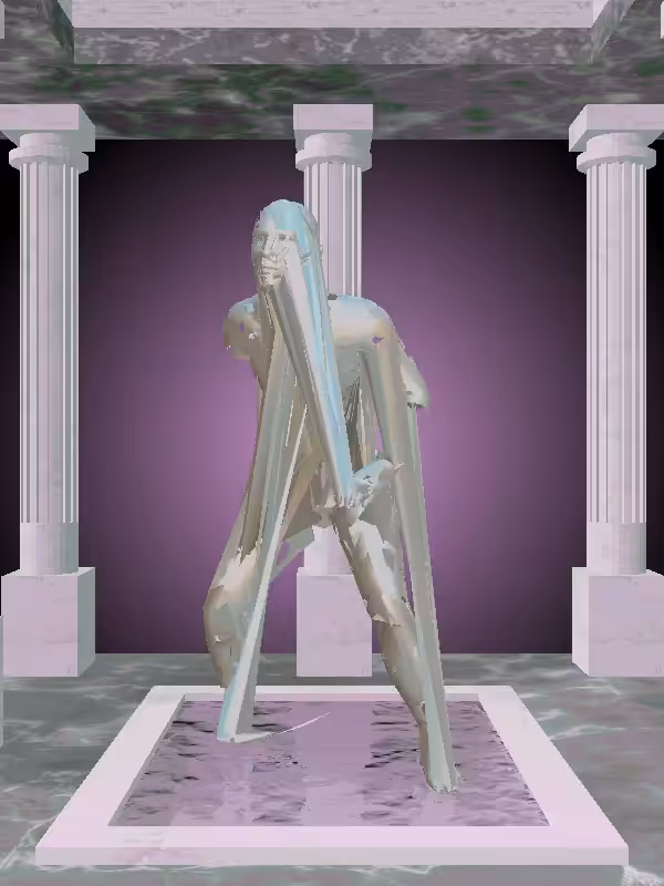 HeavenComputer: The Kicking Silver Haze Man #1281