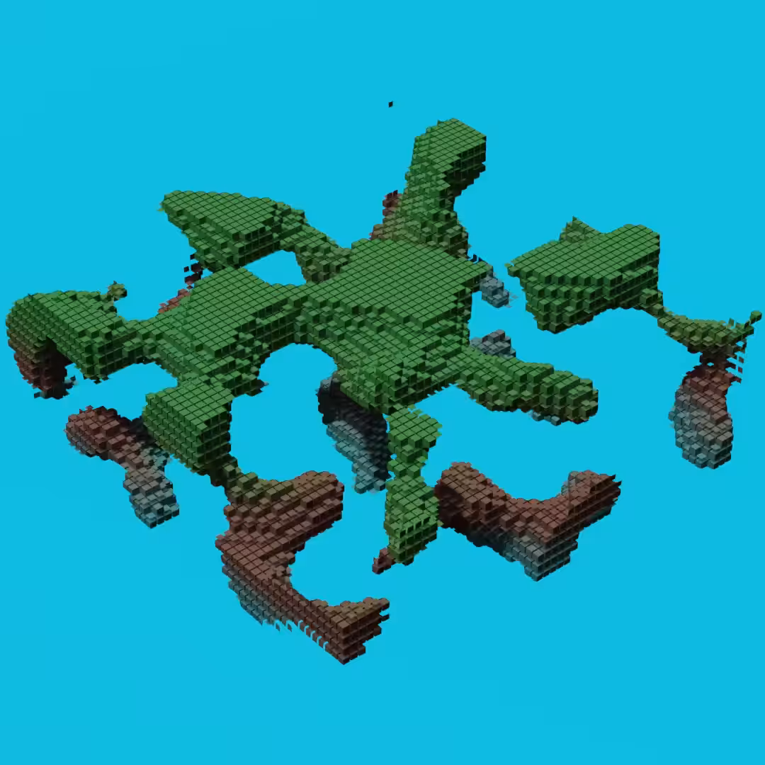 Voxel Terrain (generative loop)