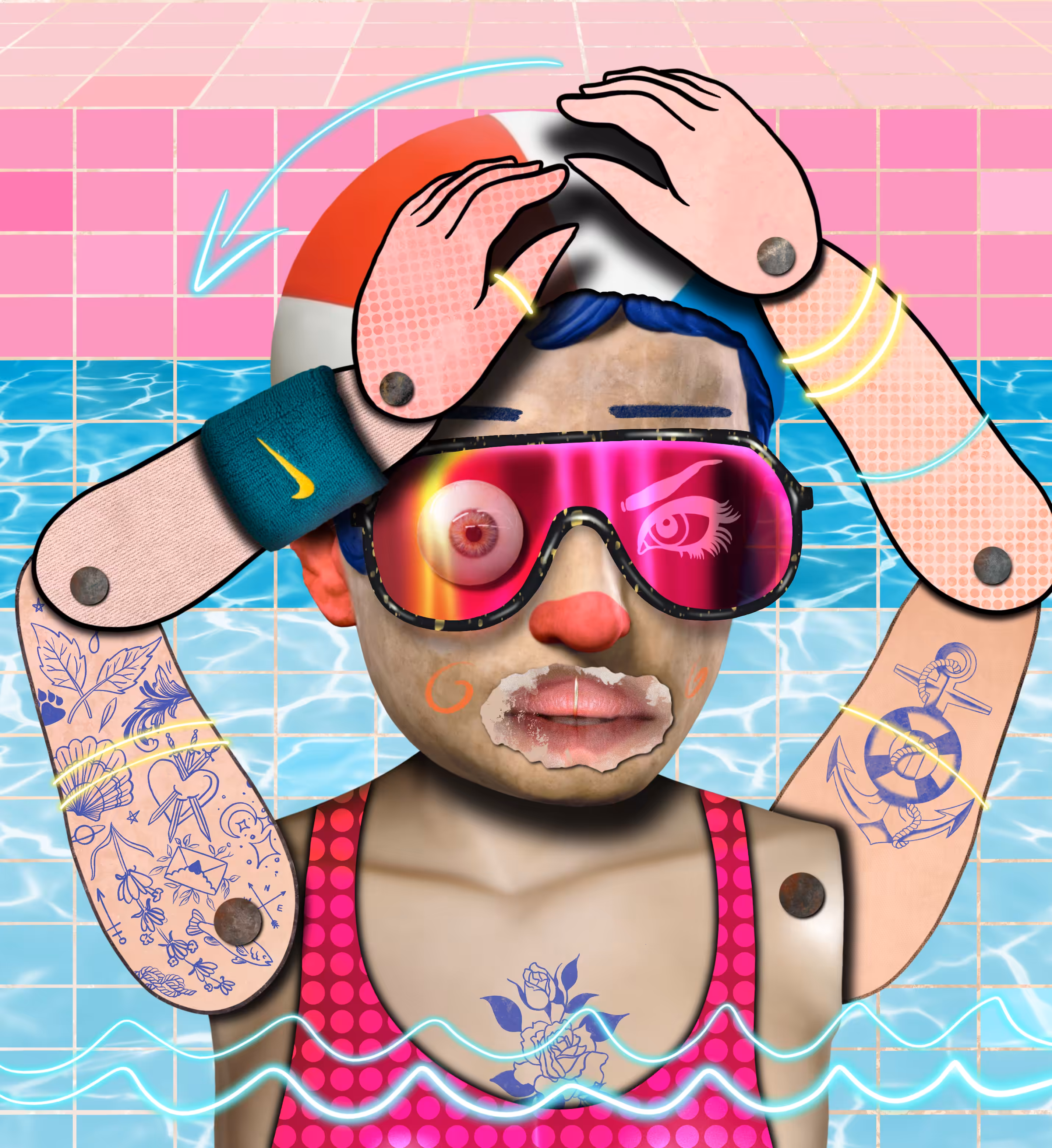 HUMANOID serial 3 #068 Swimmer