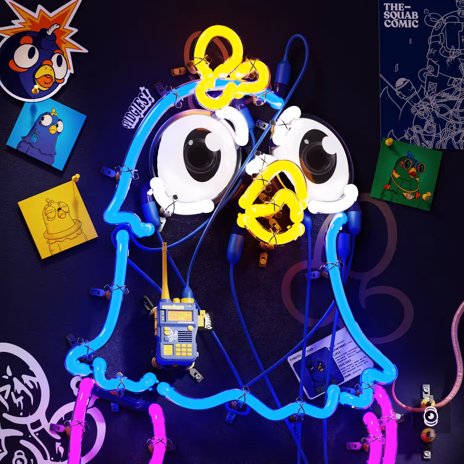 Neon Spy Pidgie