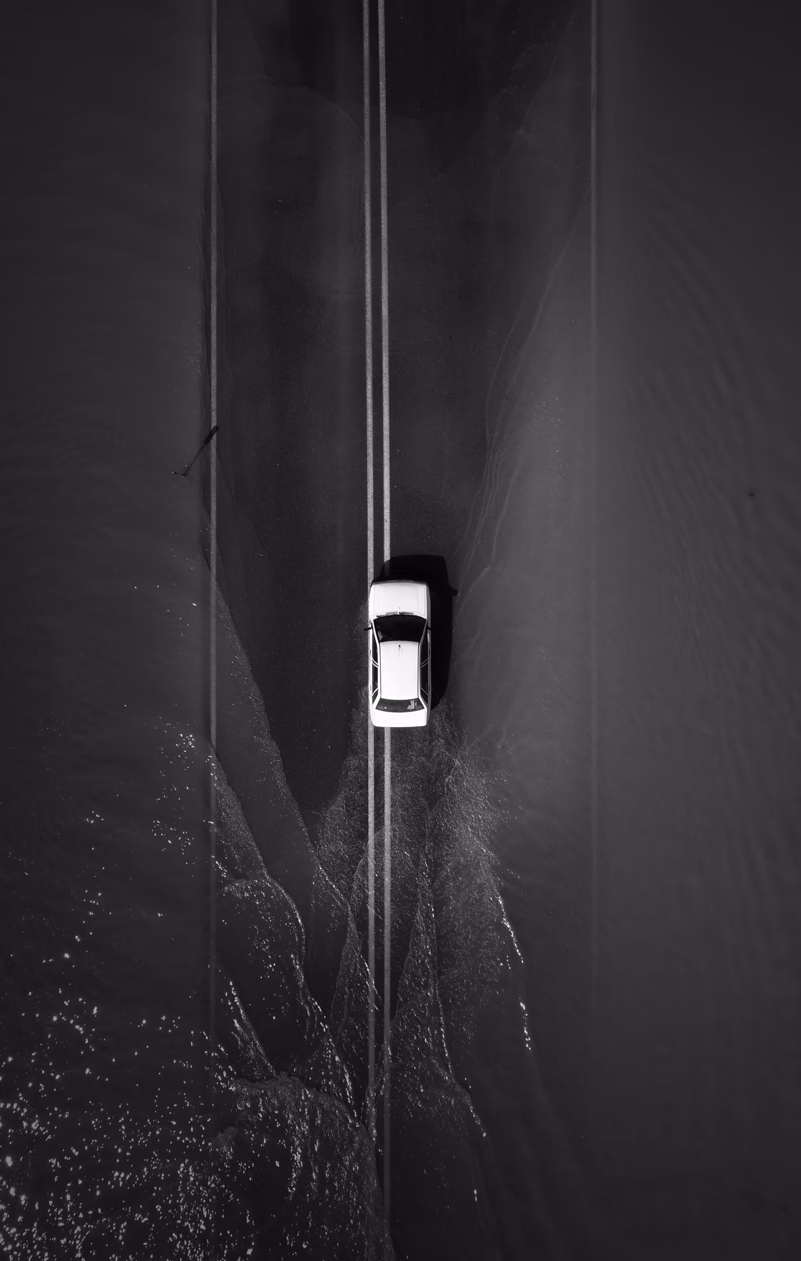Crossing the Flooded Road
