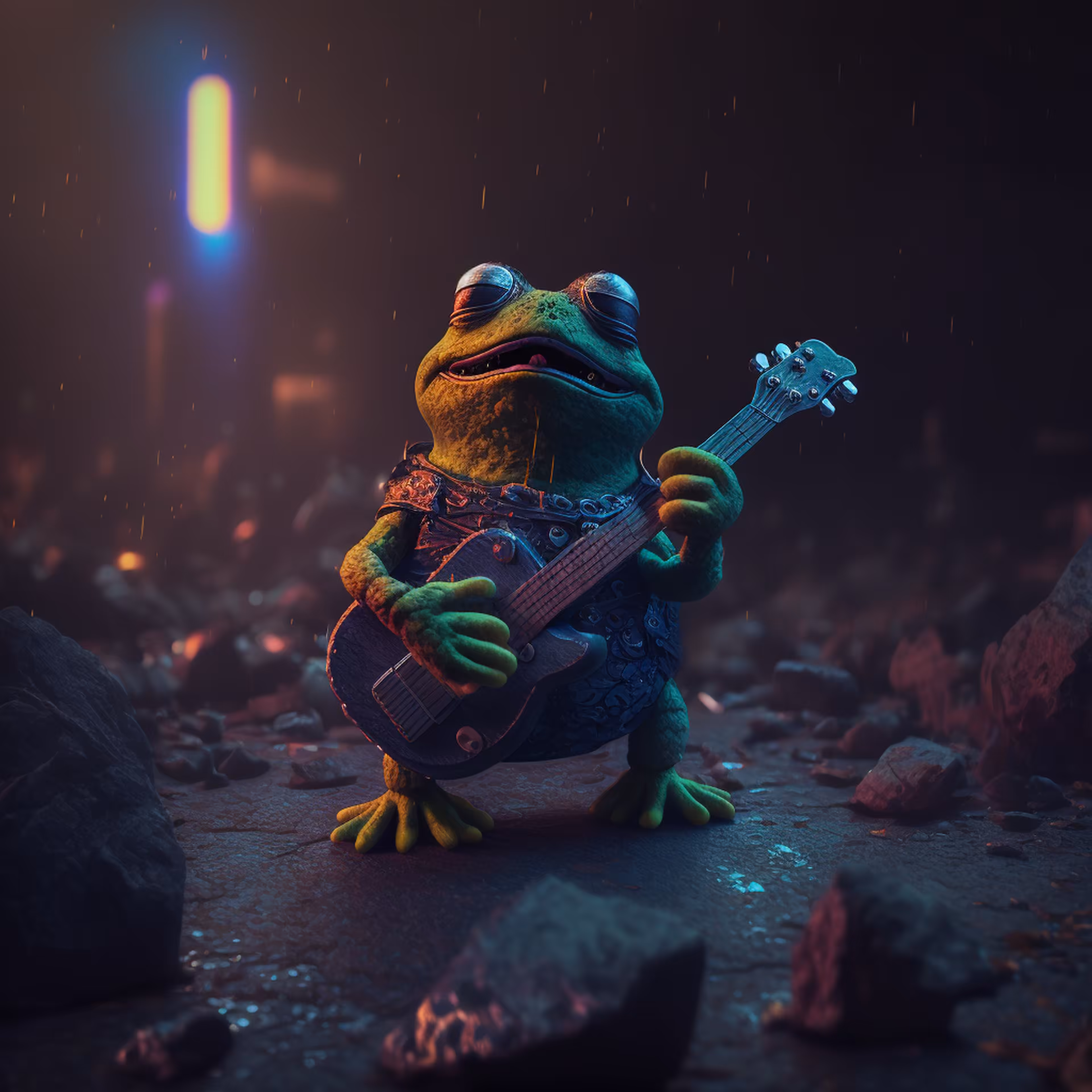 Pepe's World: Pepe rock band time