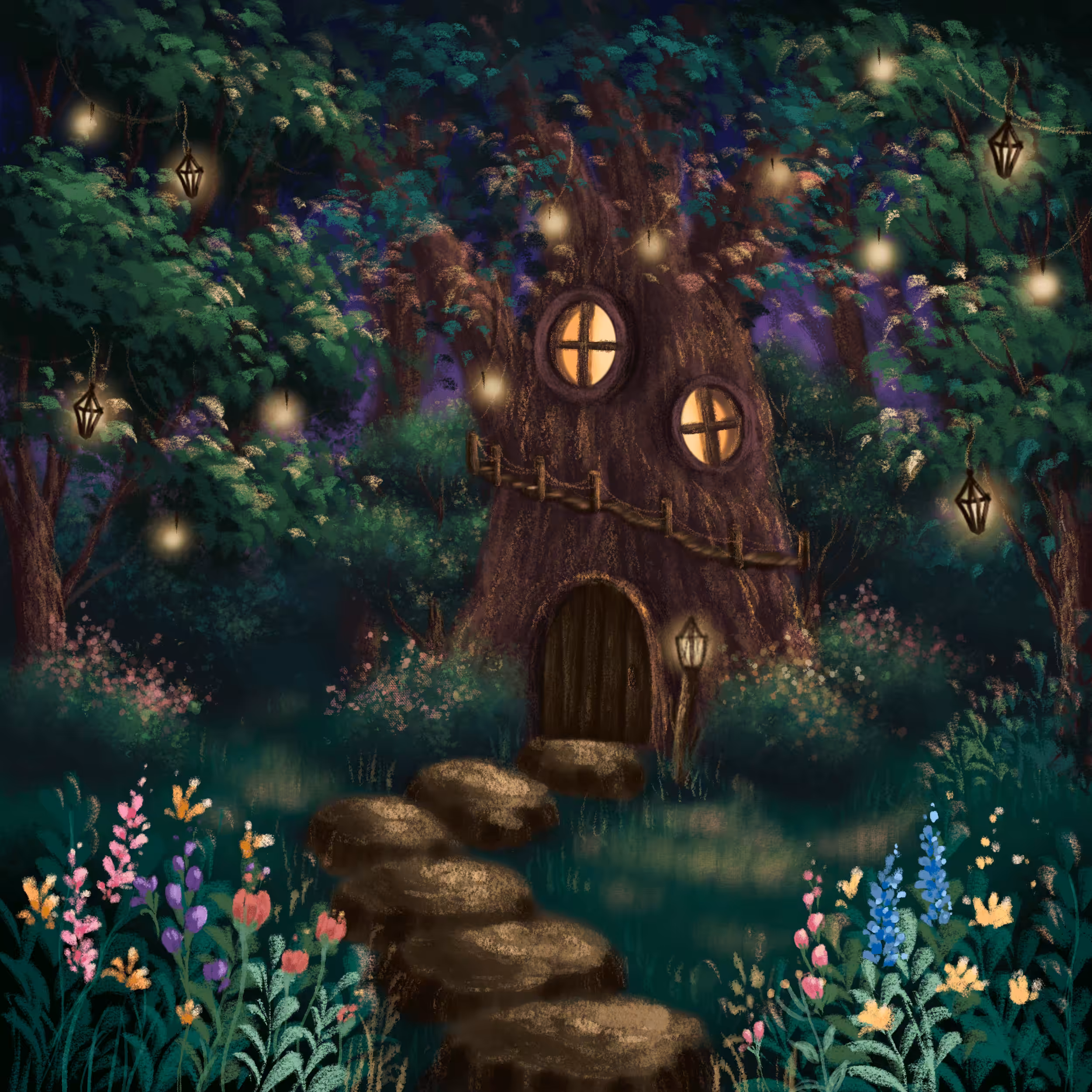 Wonderful tree house
