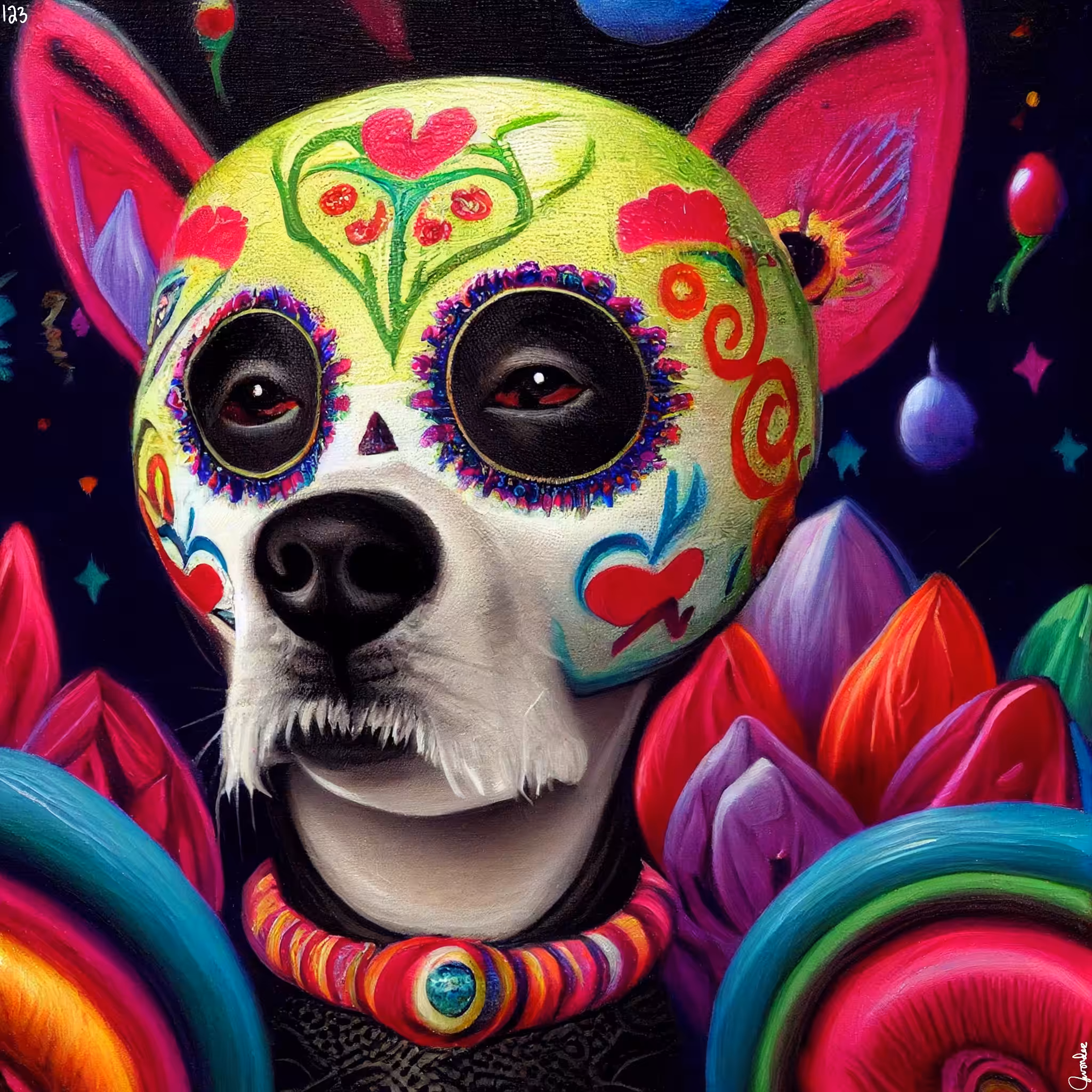 sugar skull #123