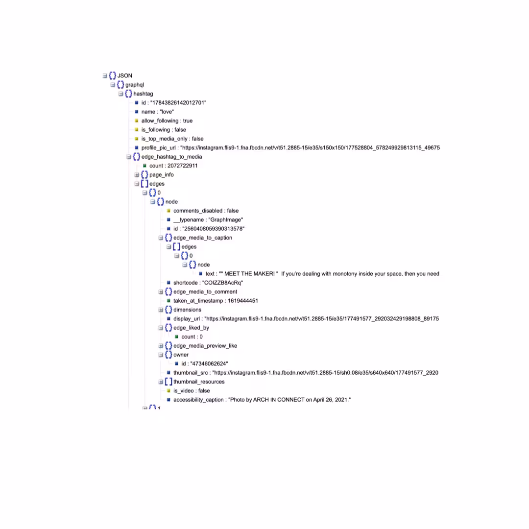 {JSON}(Hashtag love - 2021/04/26, GMT 18:11)