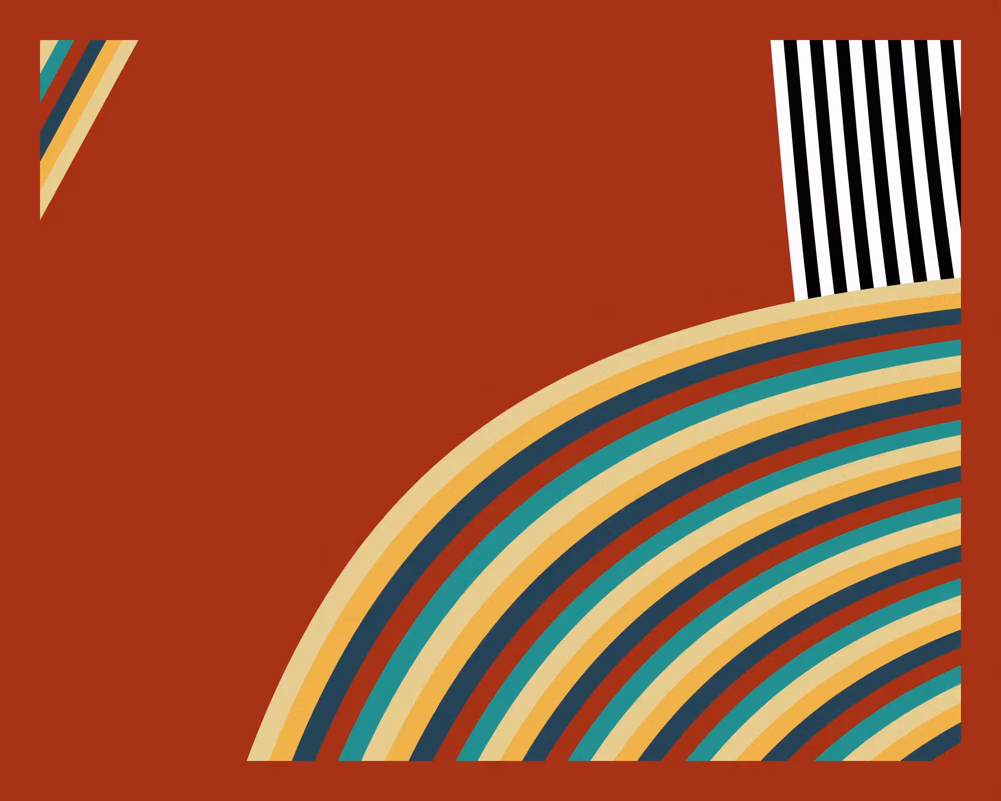 Alternating bands of color #84