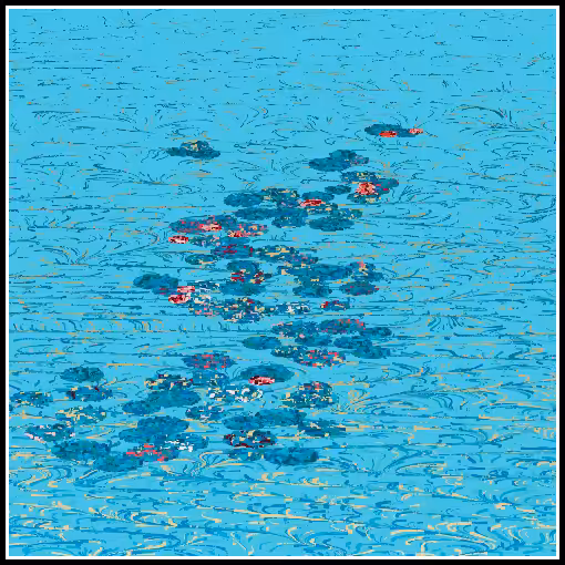 Polluted water lilies #16