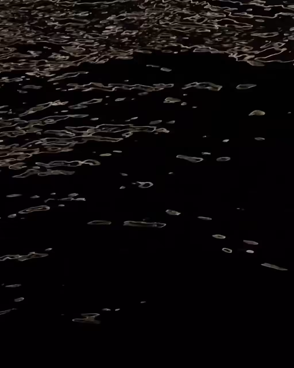 black waves