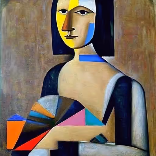 Cubist #20 (Woman)
