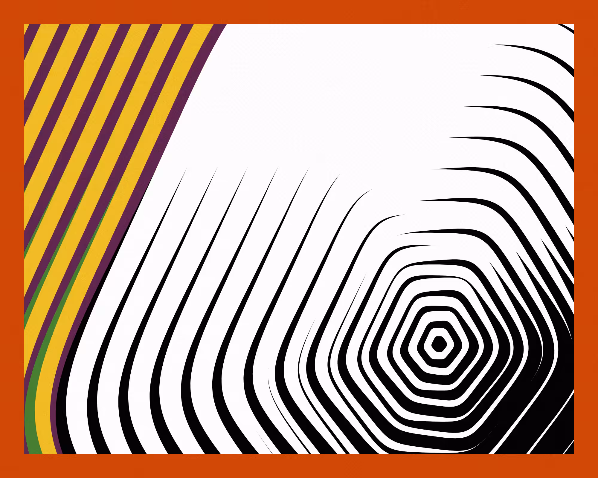 Alternating bands of color #162