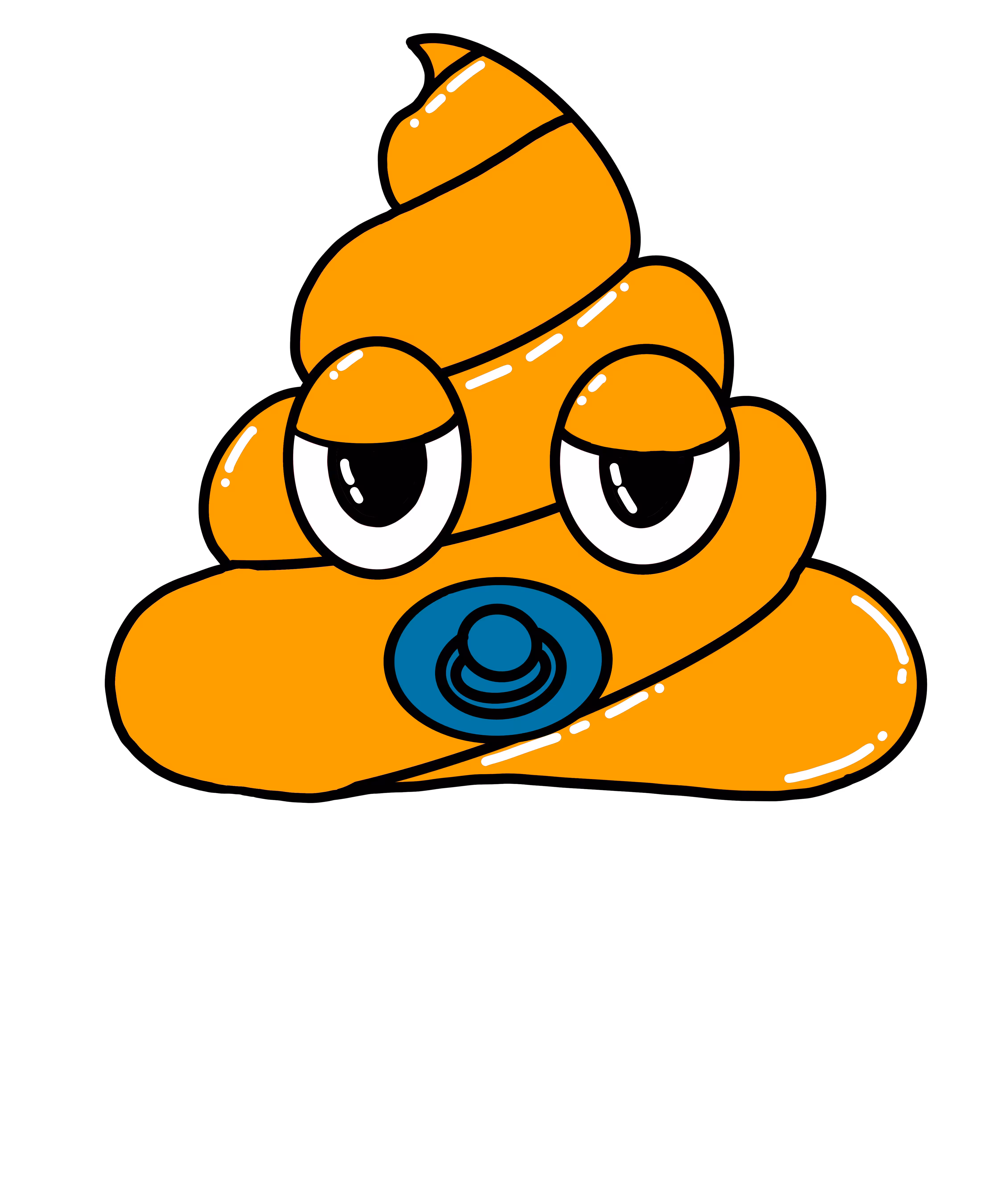 Baby poop emoticon