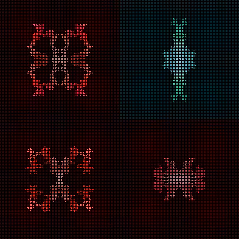 Dither Creatures 2x2 #64