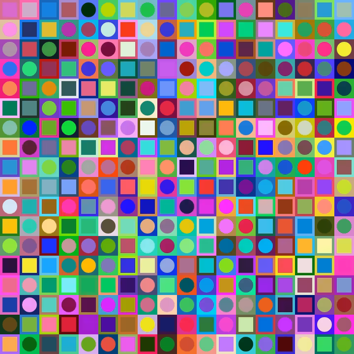 Square Dot Composition #271