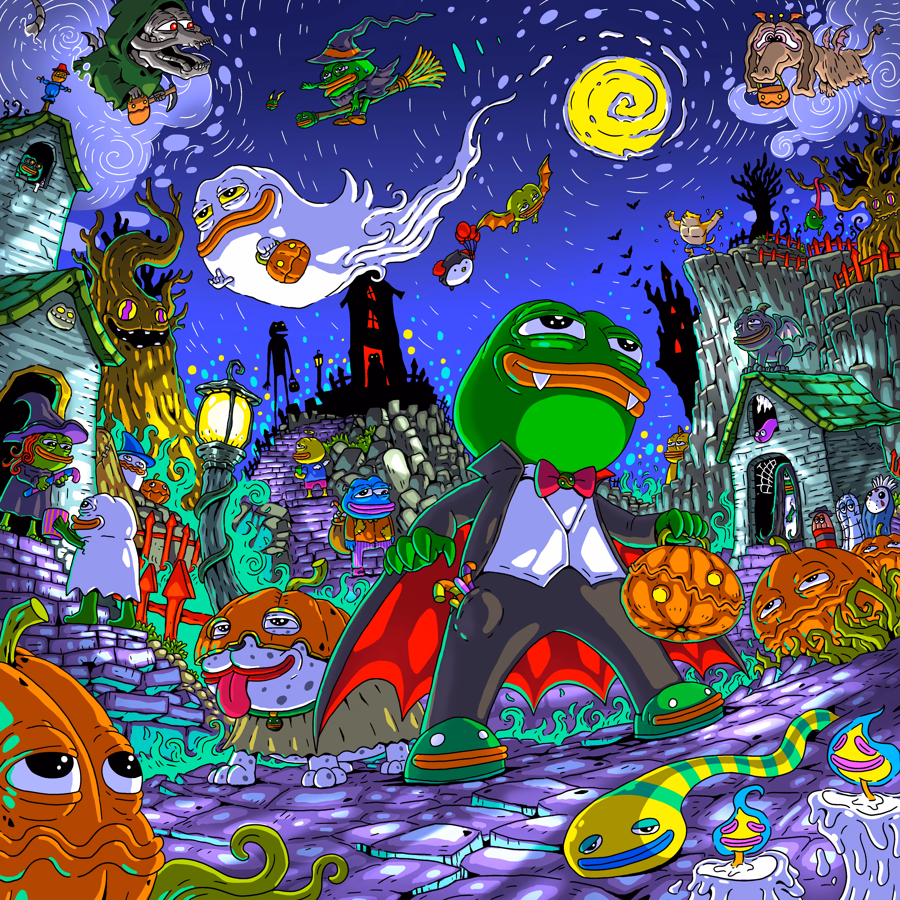 Halloween of Frog town