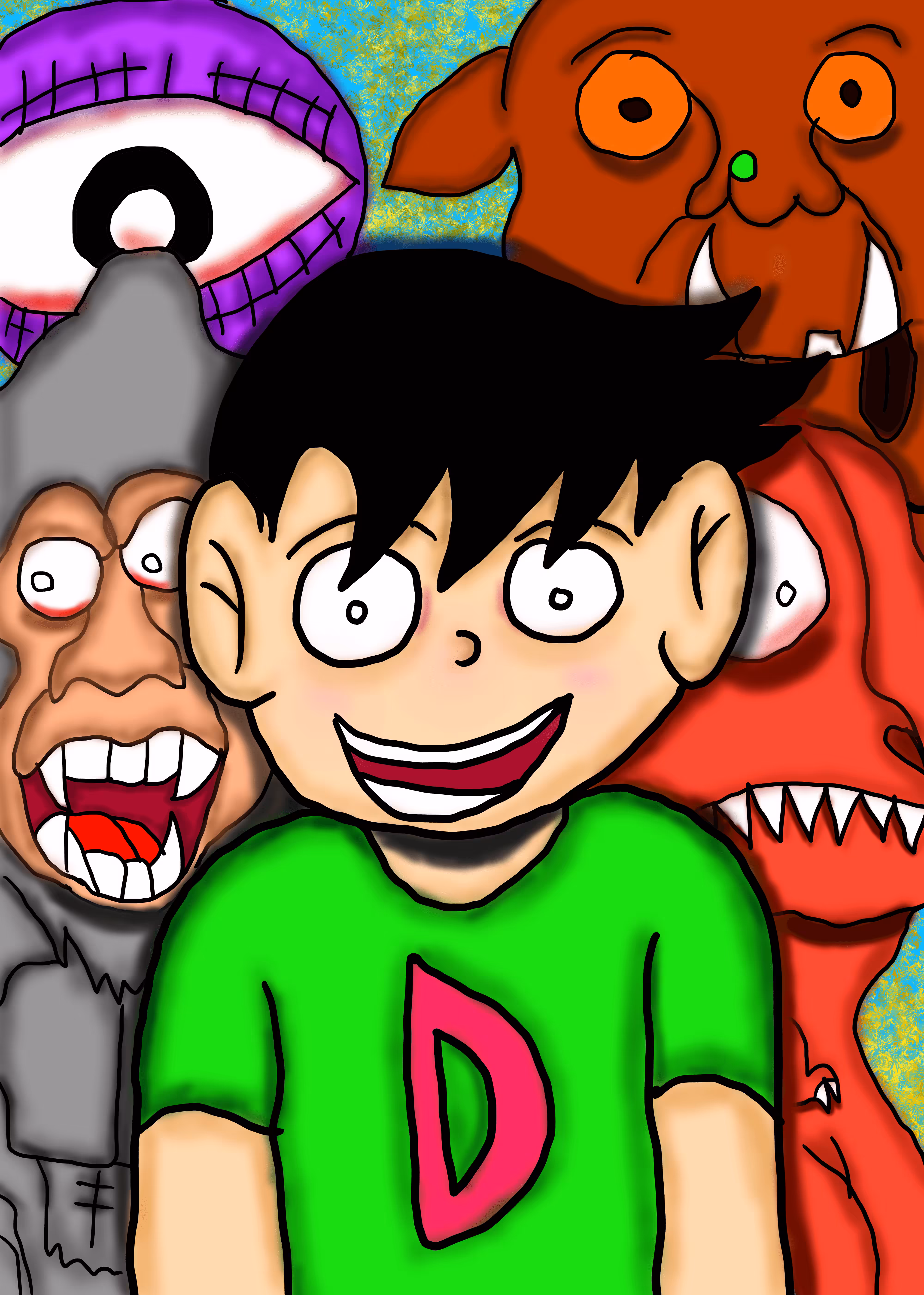 BigDeeBook&friends potrait