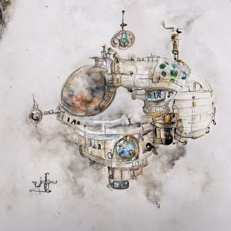 Utopian Space Castles #45