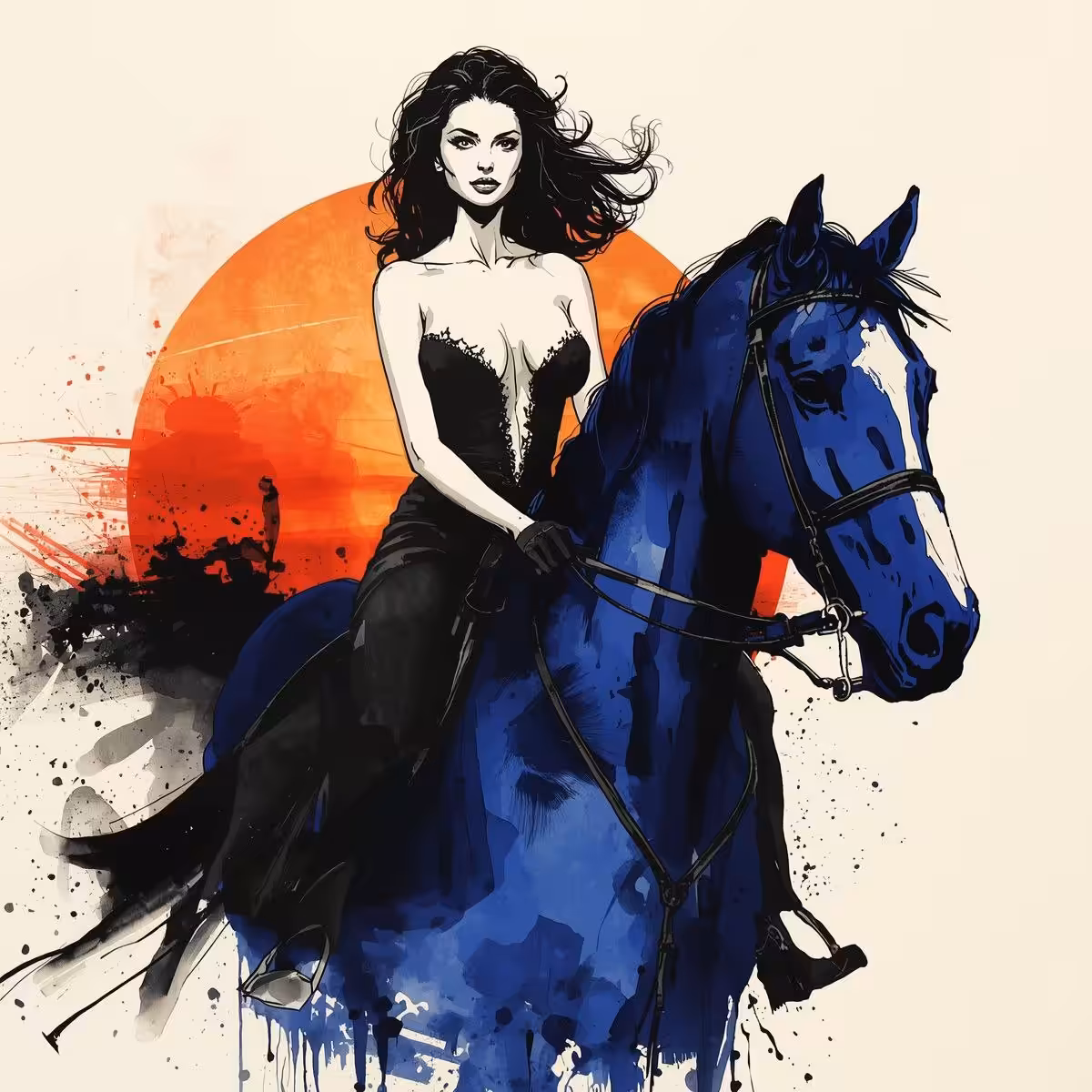 "Rider of the Blue Night"