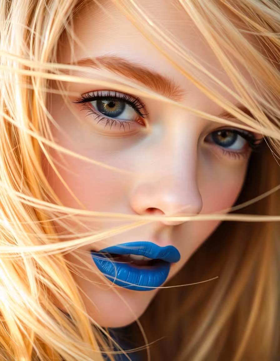 Blue Lipstick