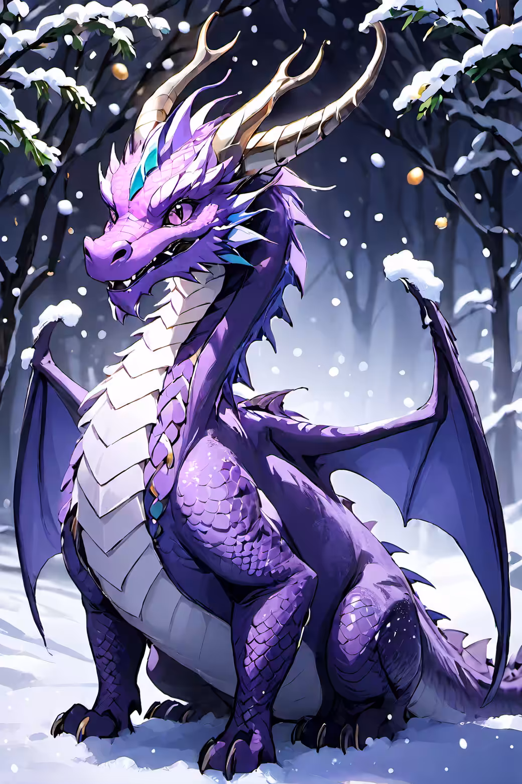 Wings of fire 🔥: Purple love 💜