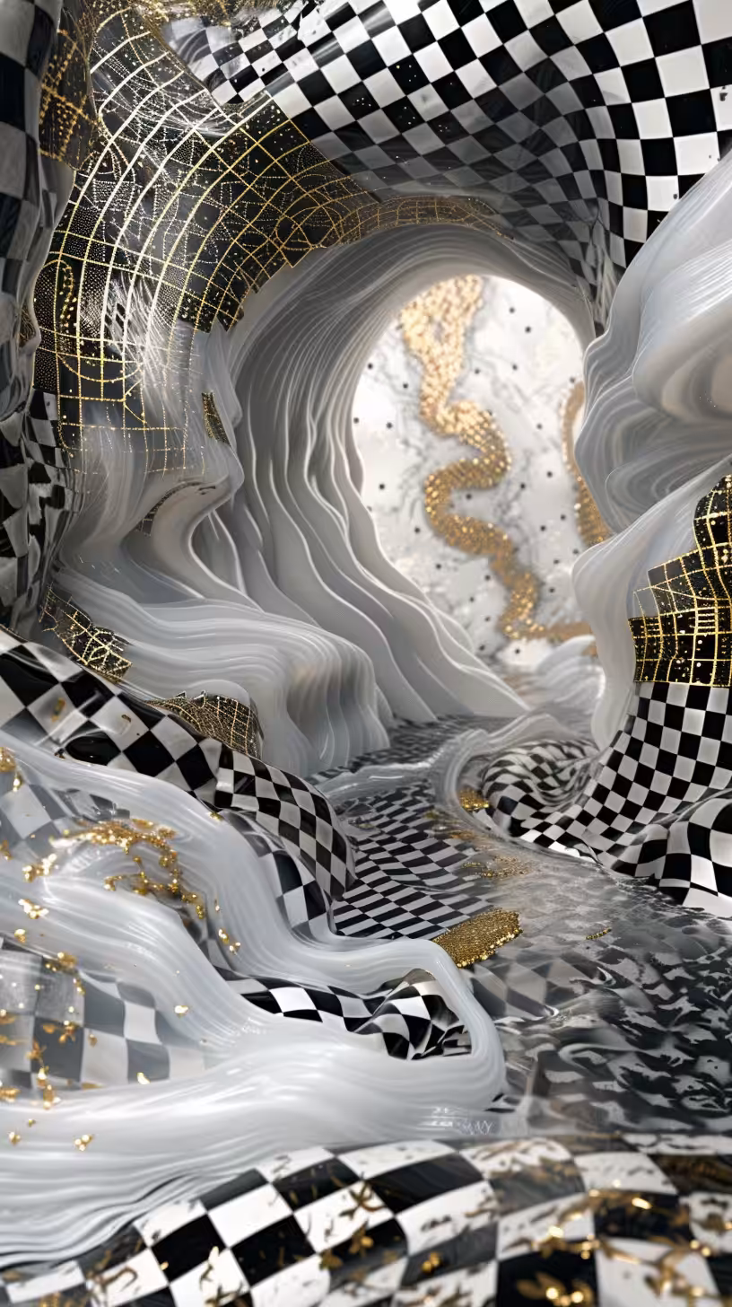 Opulent Oscillations: The journey defined by a twisted labyrinth of fates design