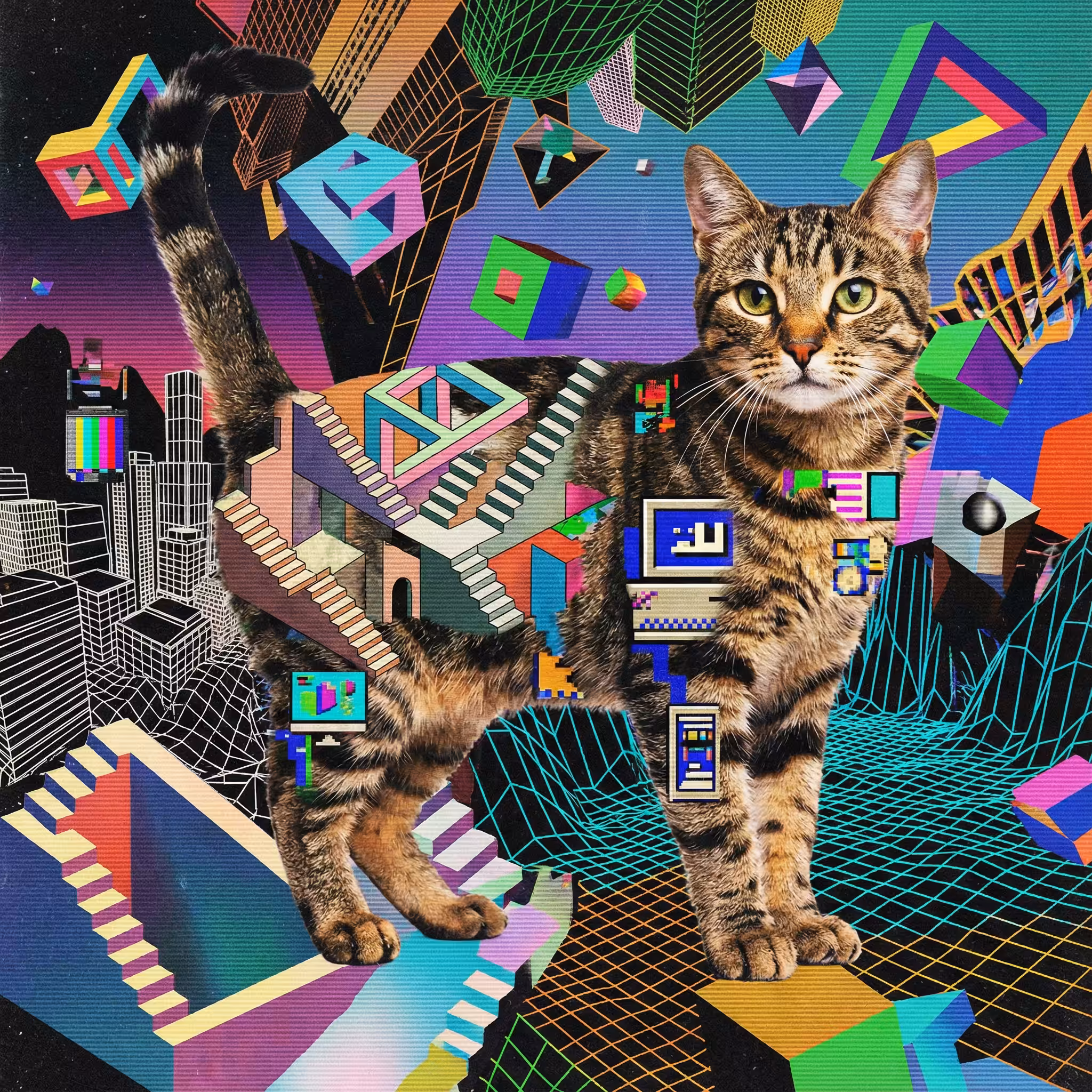 abstract cats #55