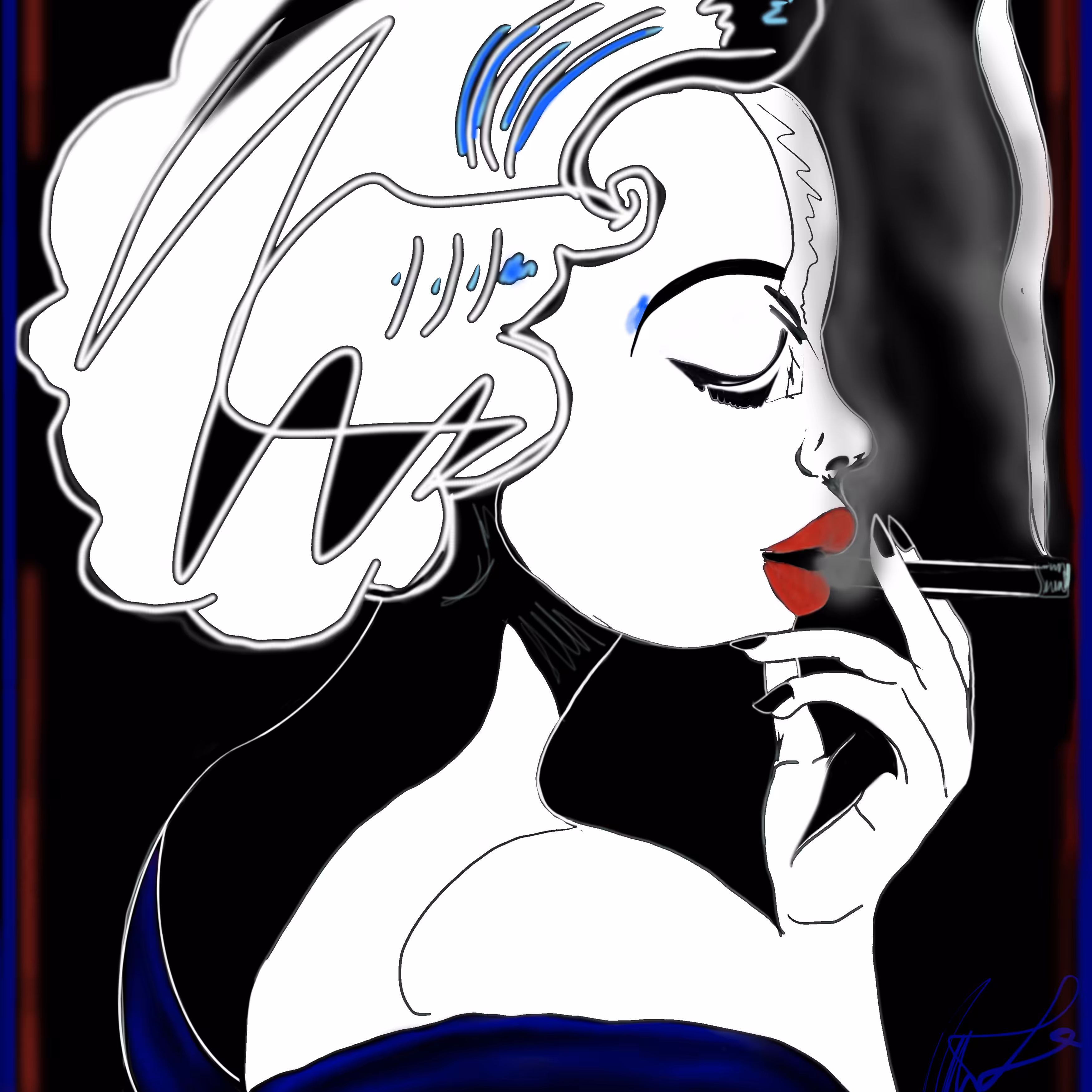 It's all smoke
