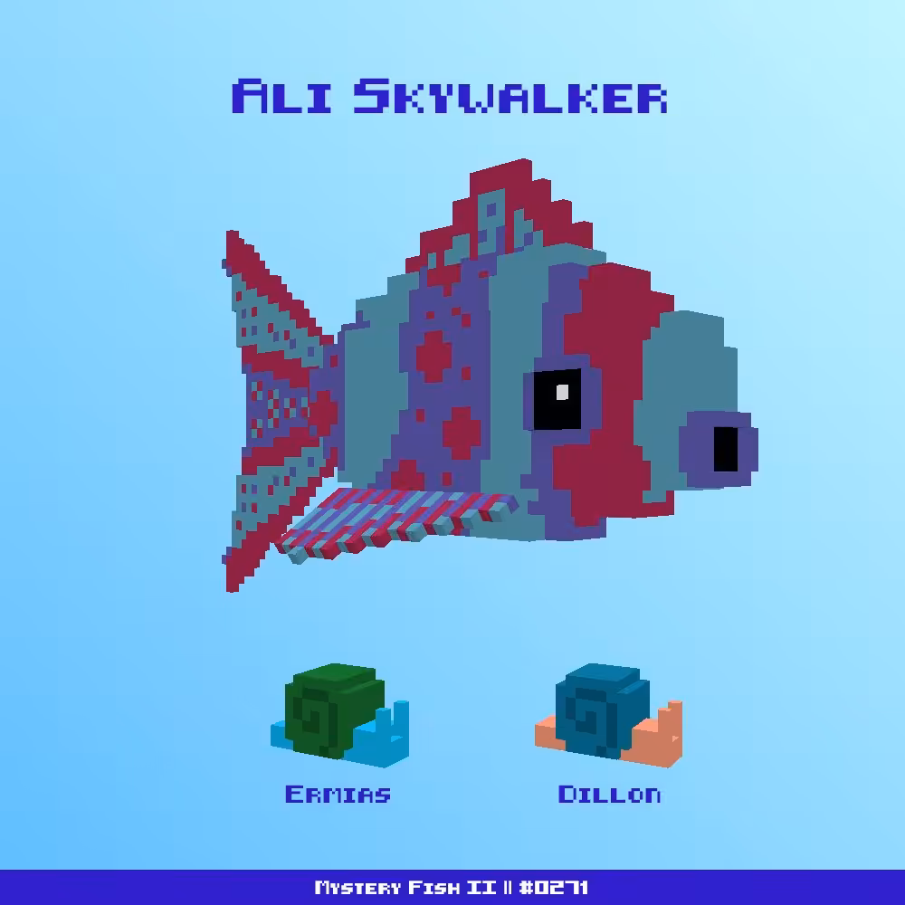 Ali Skywalker :: Mystery Fish 0271/1000 
