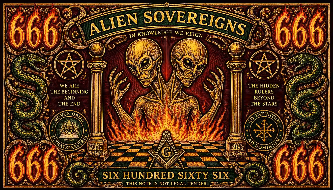 THE LEDGER OF SHADOWS: 666 Alien Sovereigns