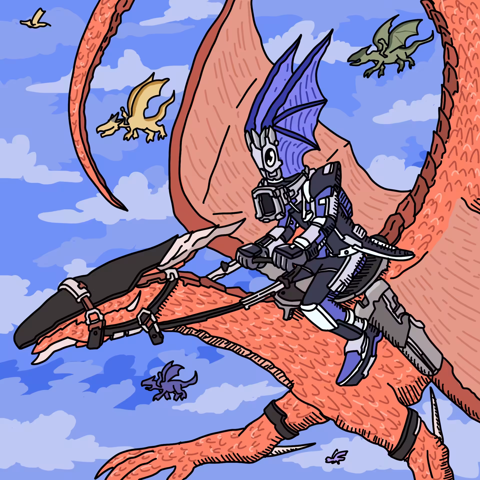 Dragon rider OEG