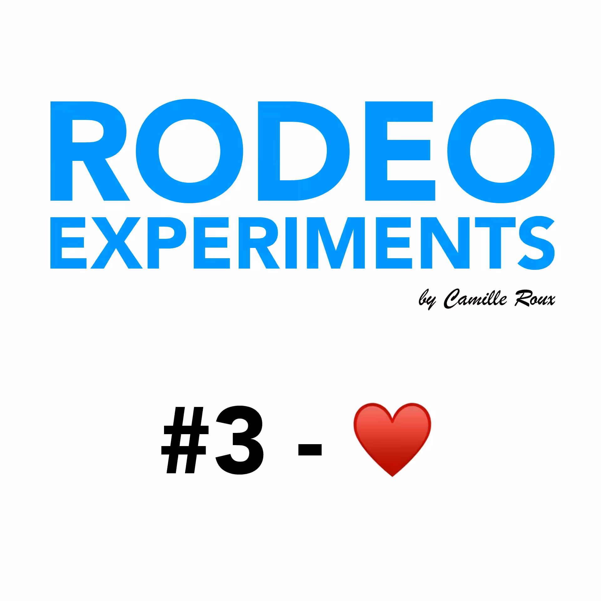 Ripple of Good Vibes - RODEO EXP #3