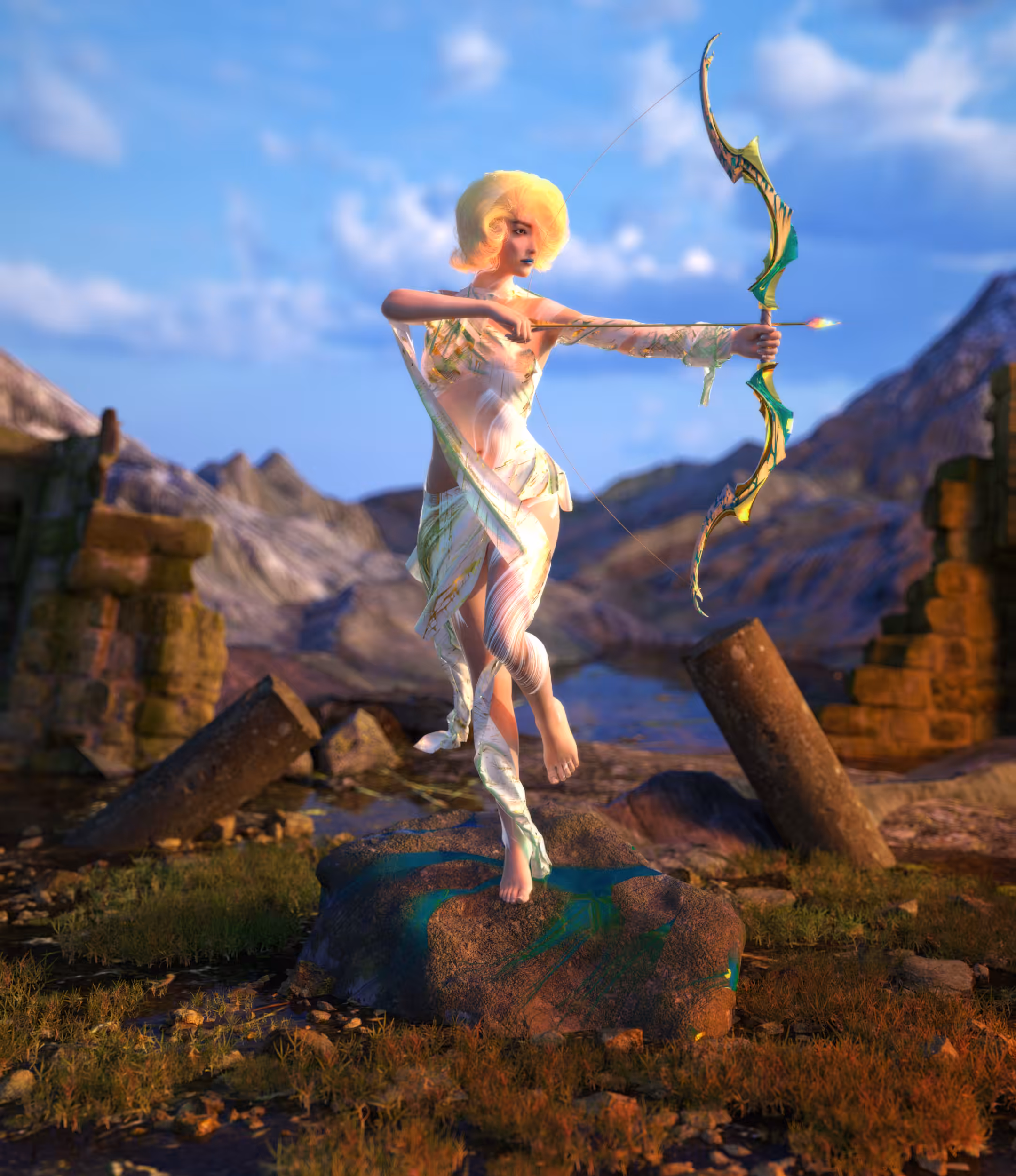 Erra, the arrow of peace