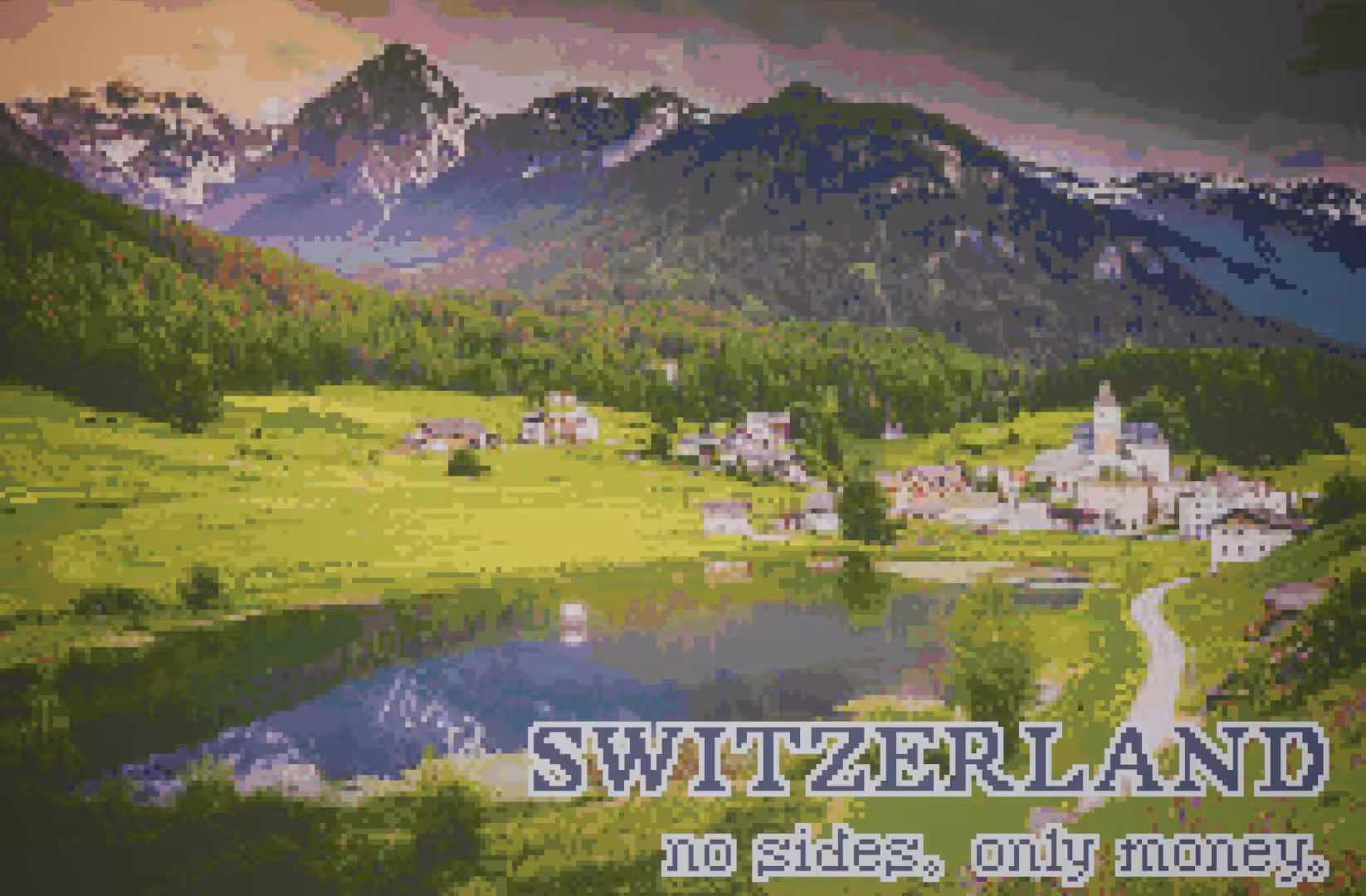 Pixelated World - Switzerland