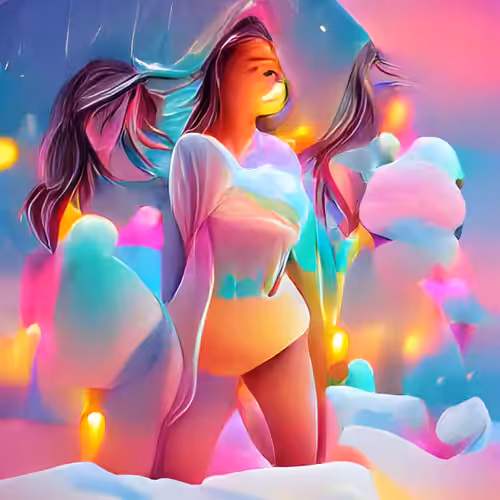 Alien Girl Pyjama Party