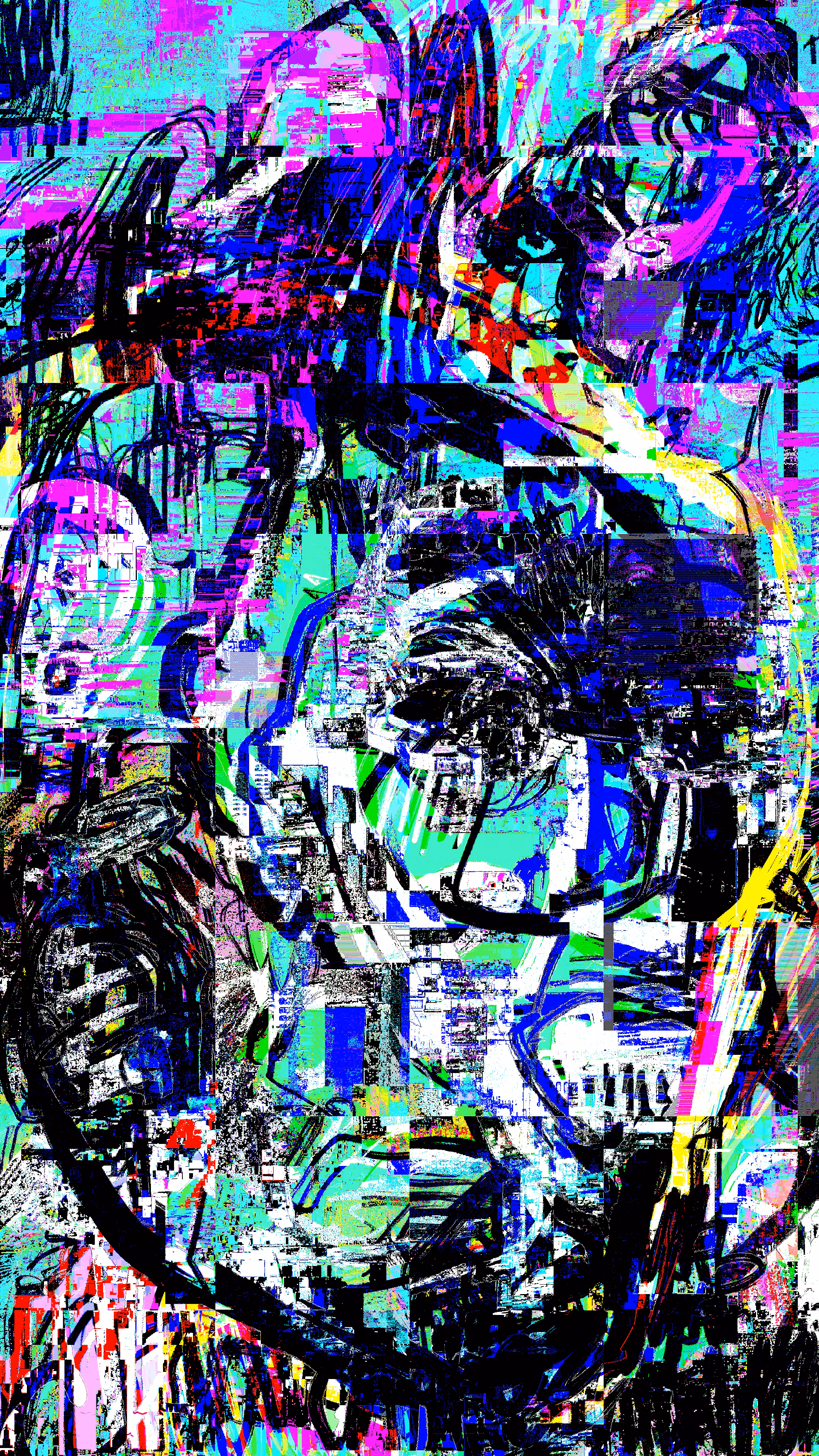 ABSTRACT(ions): A POP SLICE OF AN EIGHTIES MEMORY OR THE PORTRAIT OF A GLITCH ARTIST
