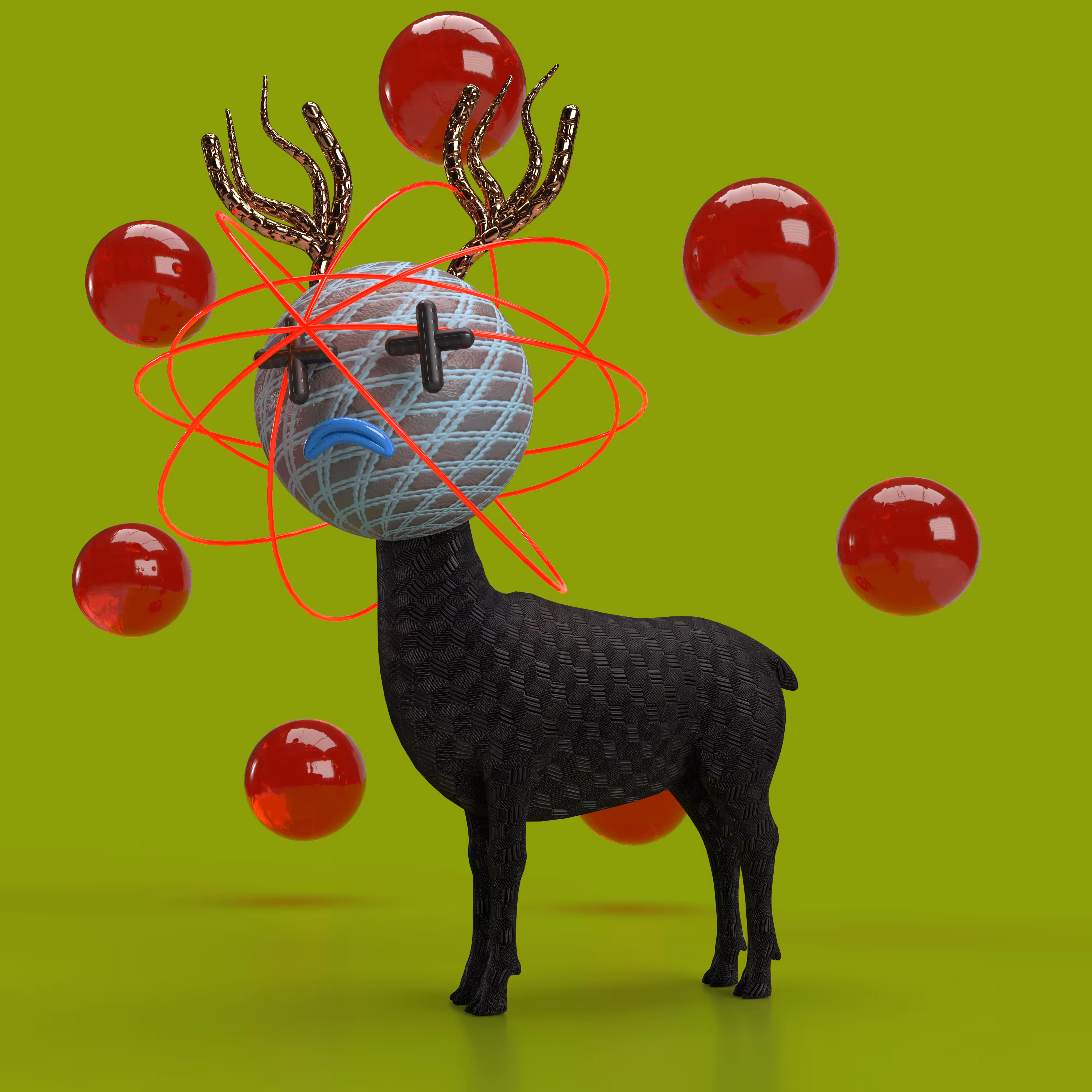 Saturn forest deer #3