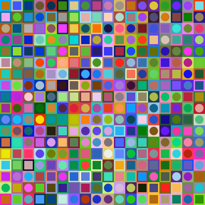 Square Dot Composition #192