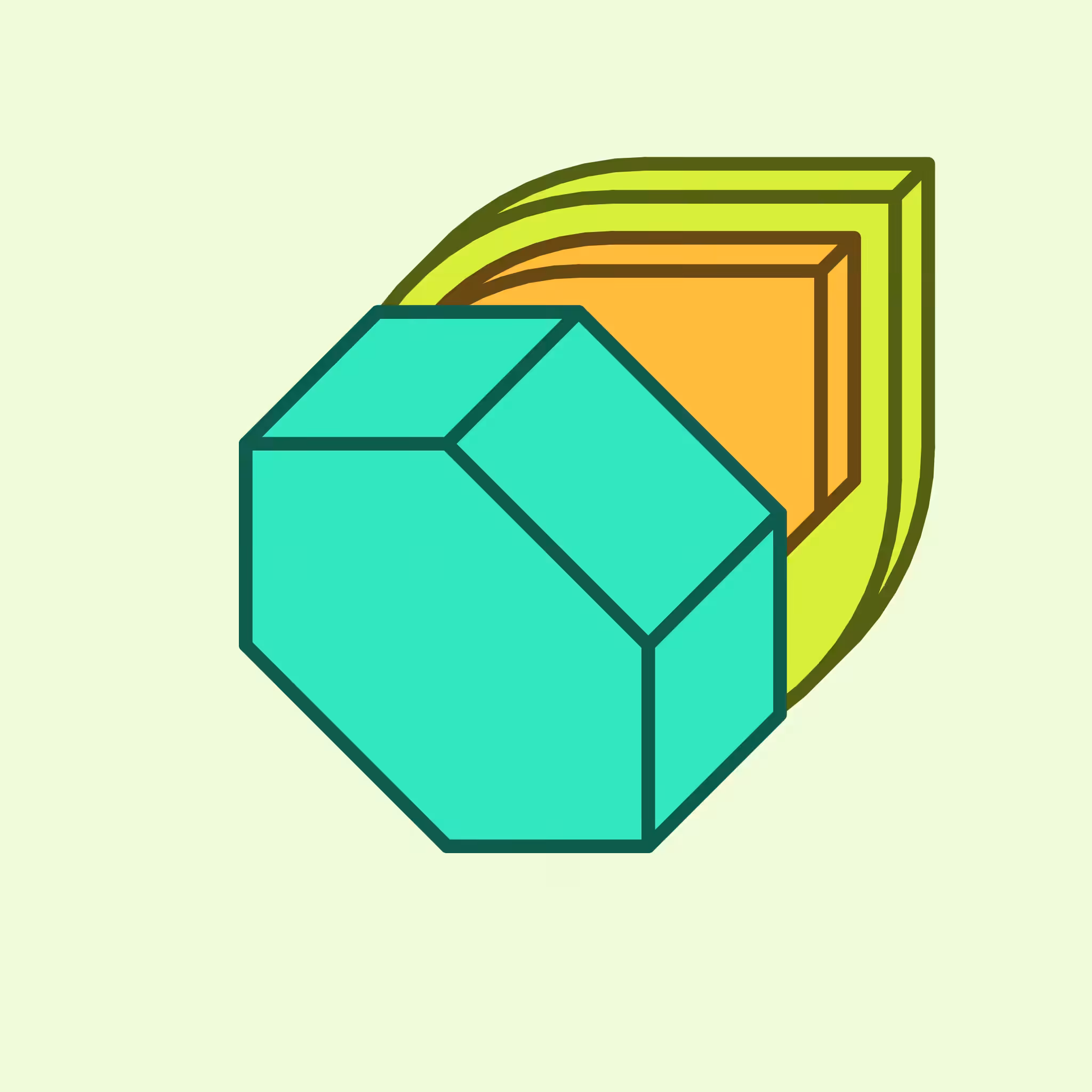Calm shapes #1061