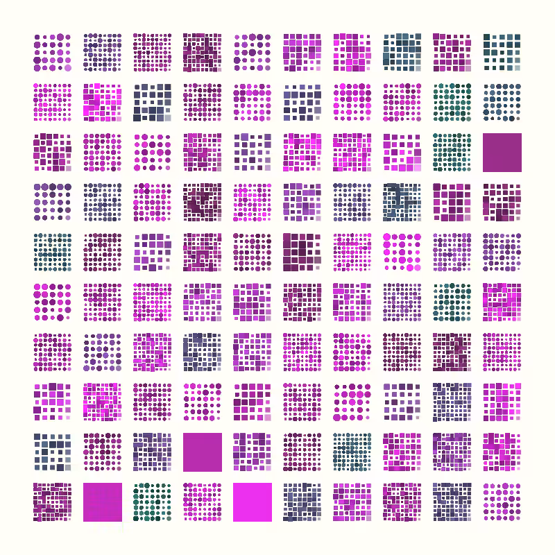 Pastel Grid #5