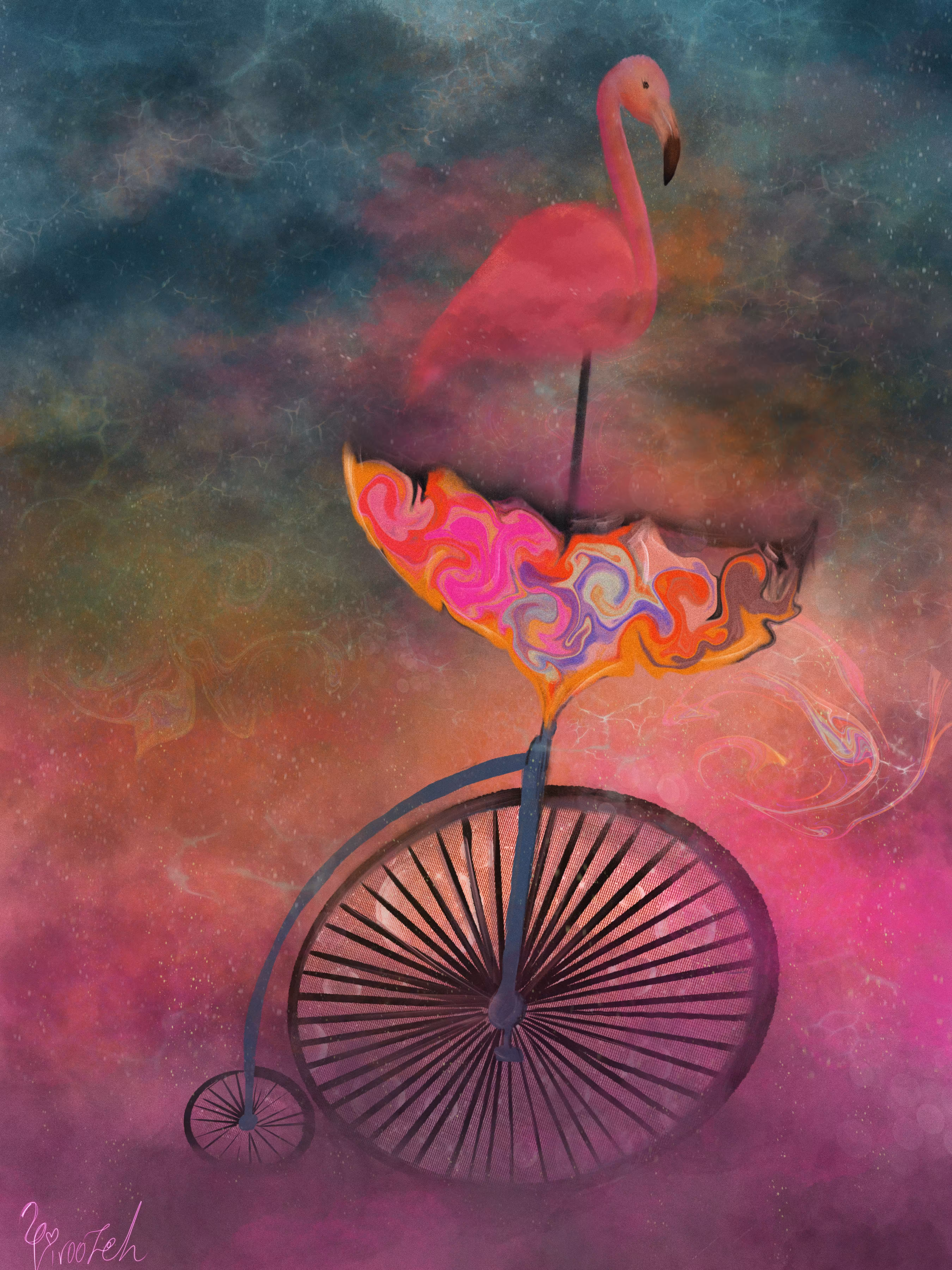 Pink Umbrella  #4