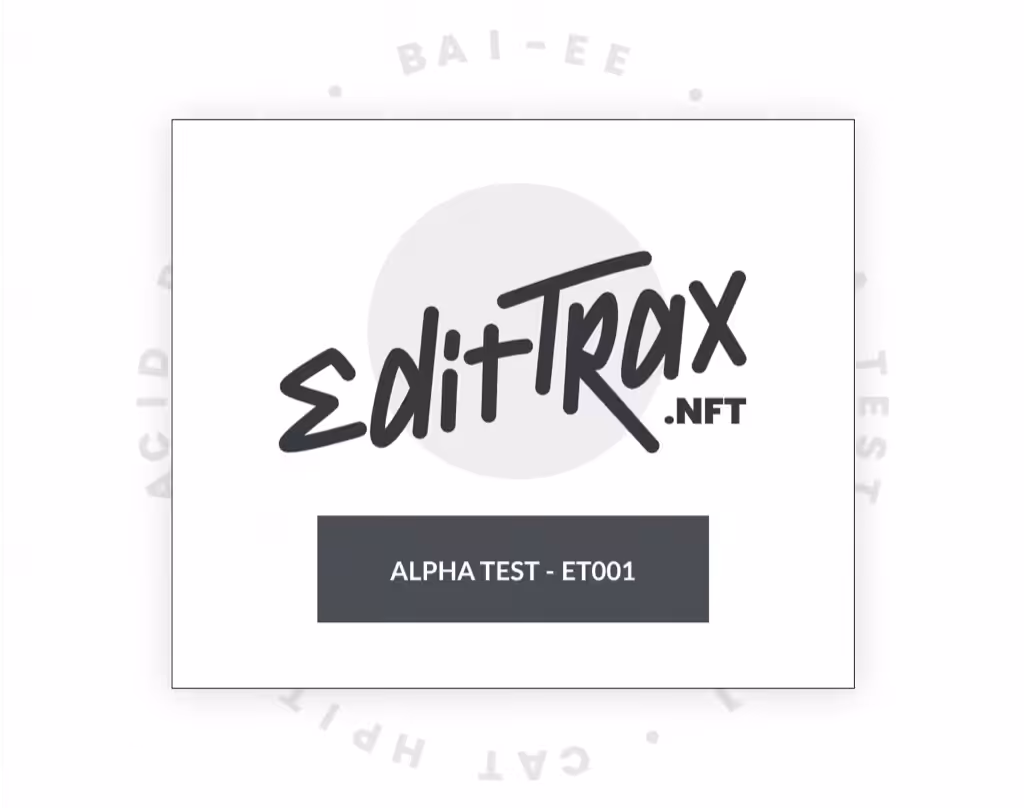 EditTrax | Alpha Test
