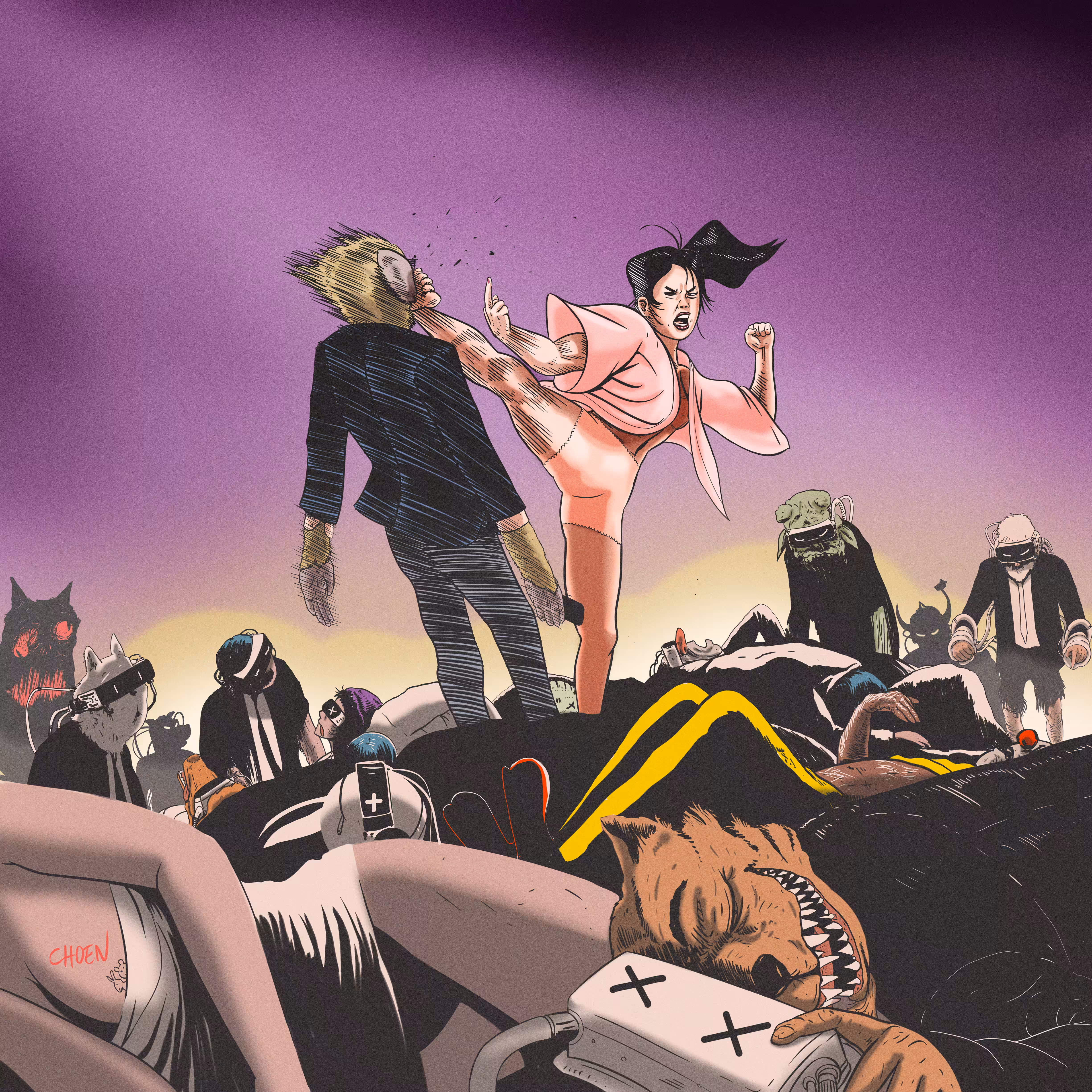 Housewife vs Cryptobrozombies