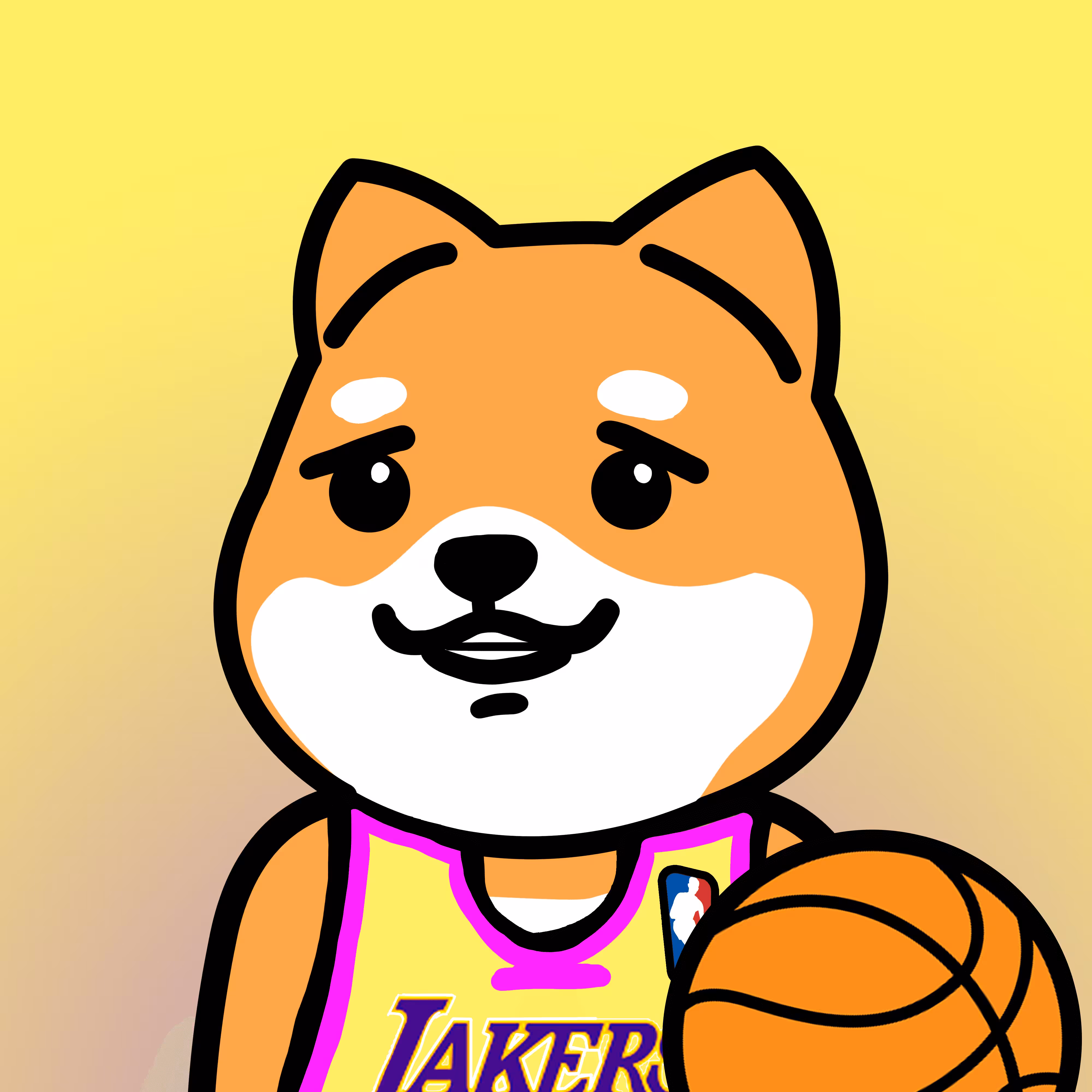 bobo Shiba #072_basketball