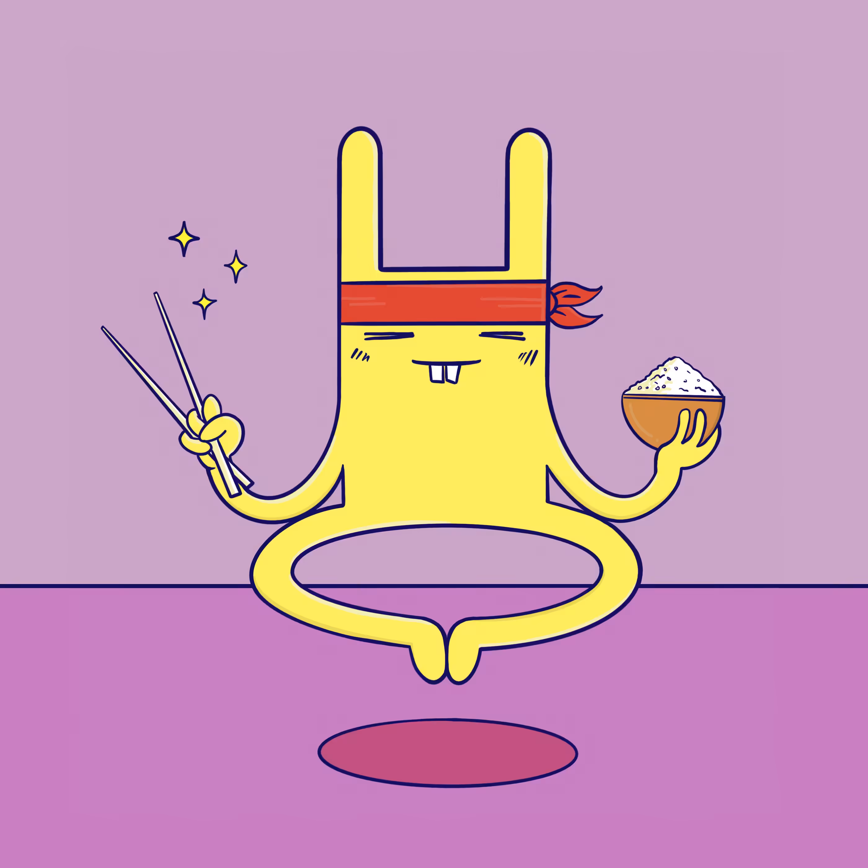 Meditation Rabbit #2