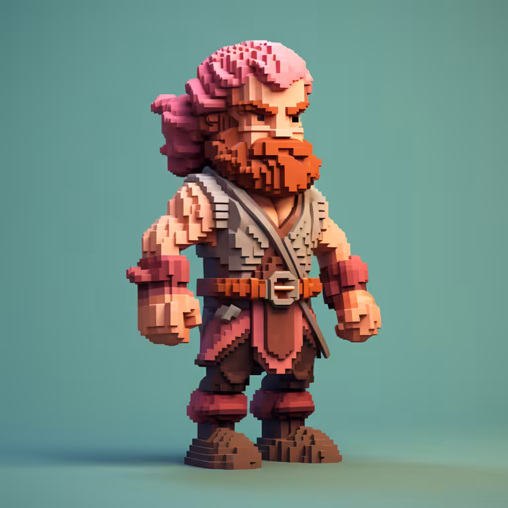 Tez Pixel Figure #95