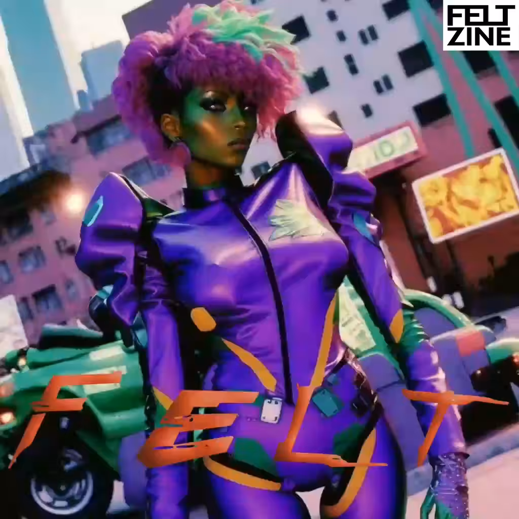 Mecha Futures by Felt Zine: Mecha Futures #38: The Purple Afternoon Pilot